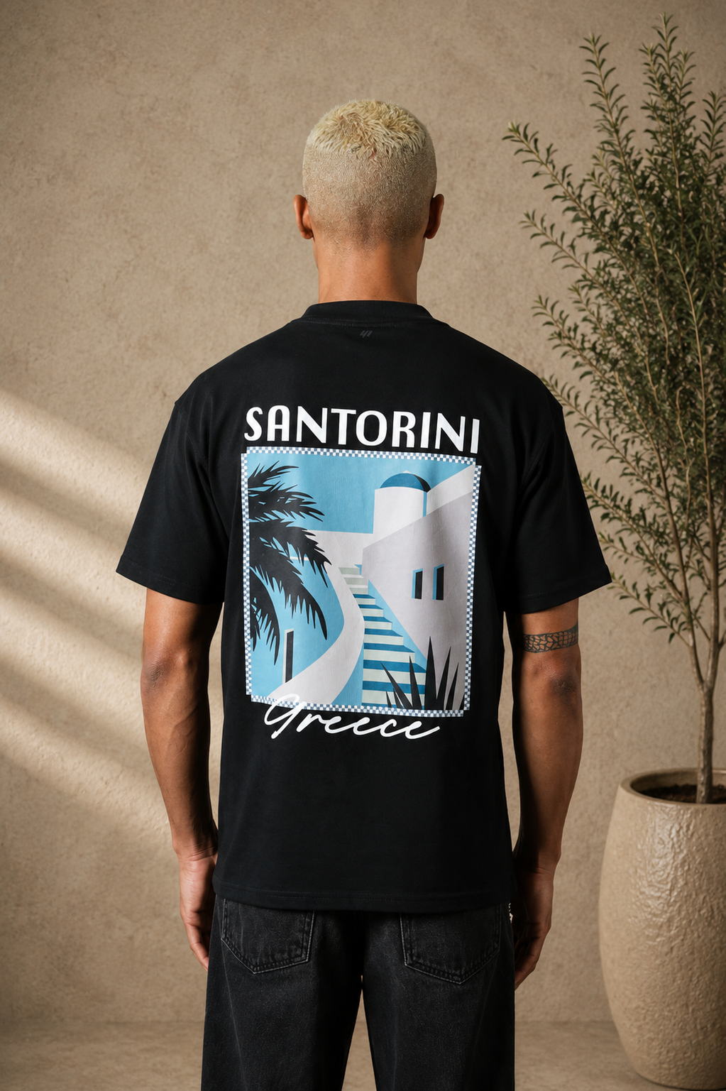 T-Shirt santorin noir