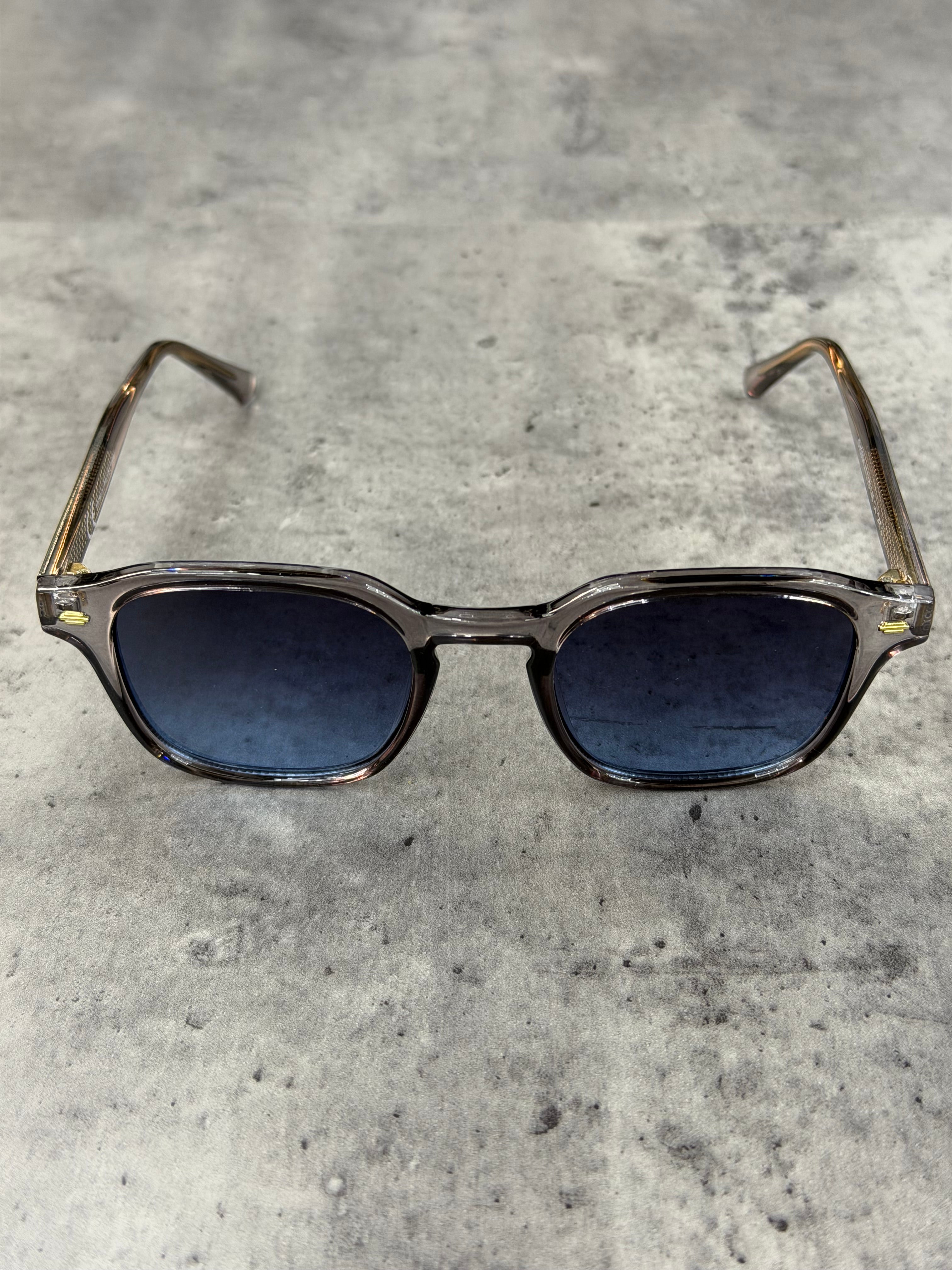 Lunette Dubaï Gris / Bleu foncé