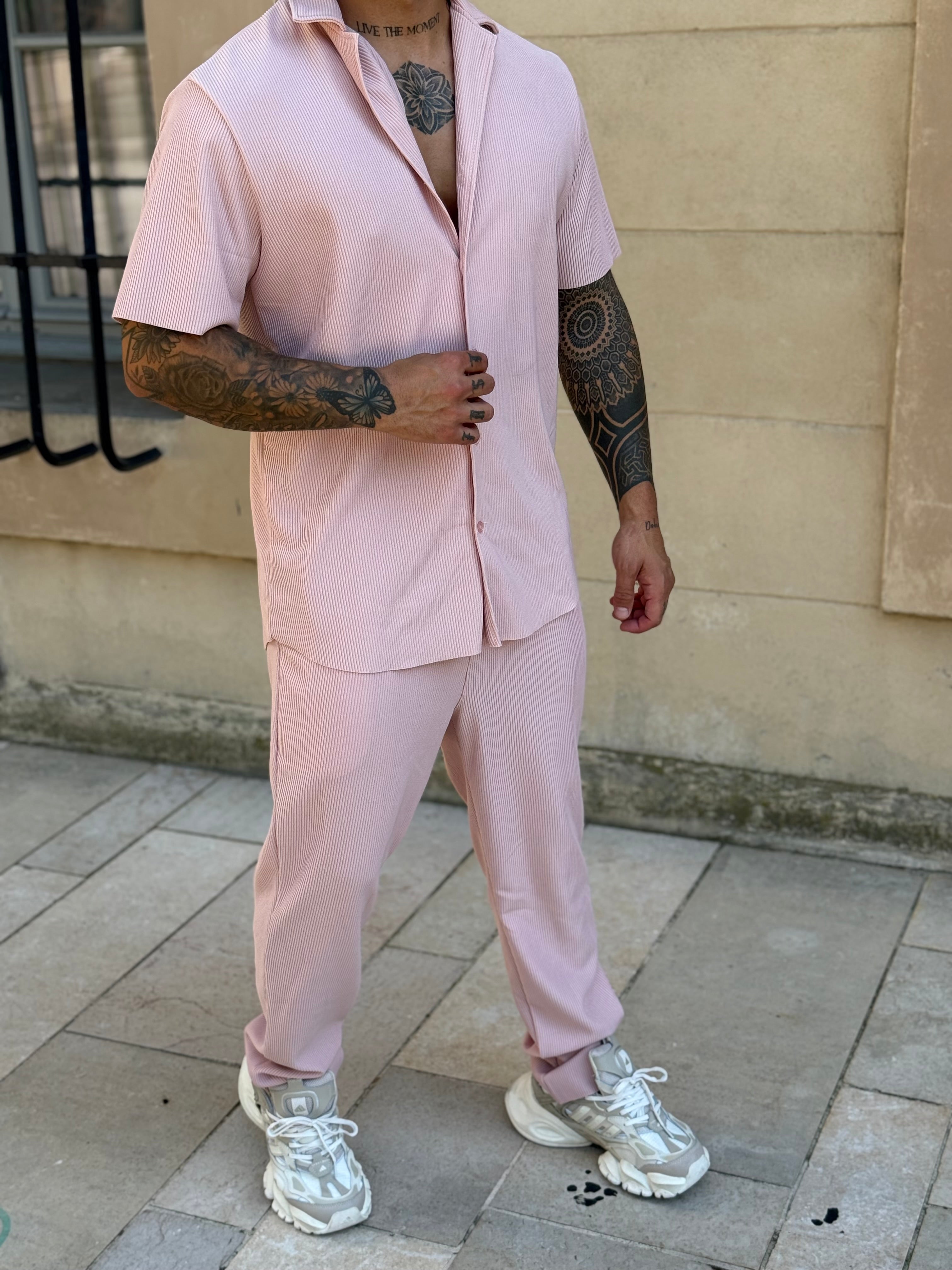 Ensemble Pablo Chemise pantalon Rose