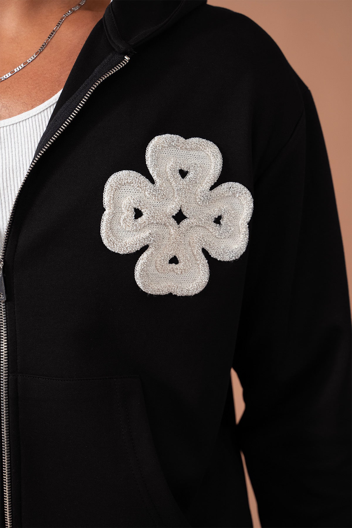 Ensemble survêtement noir trèfle