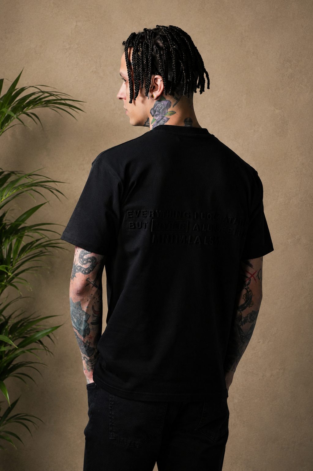 T-Shirt Minimaliste noir
