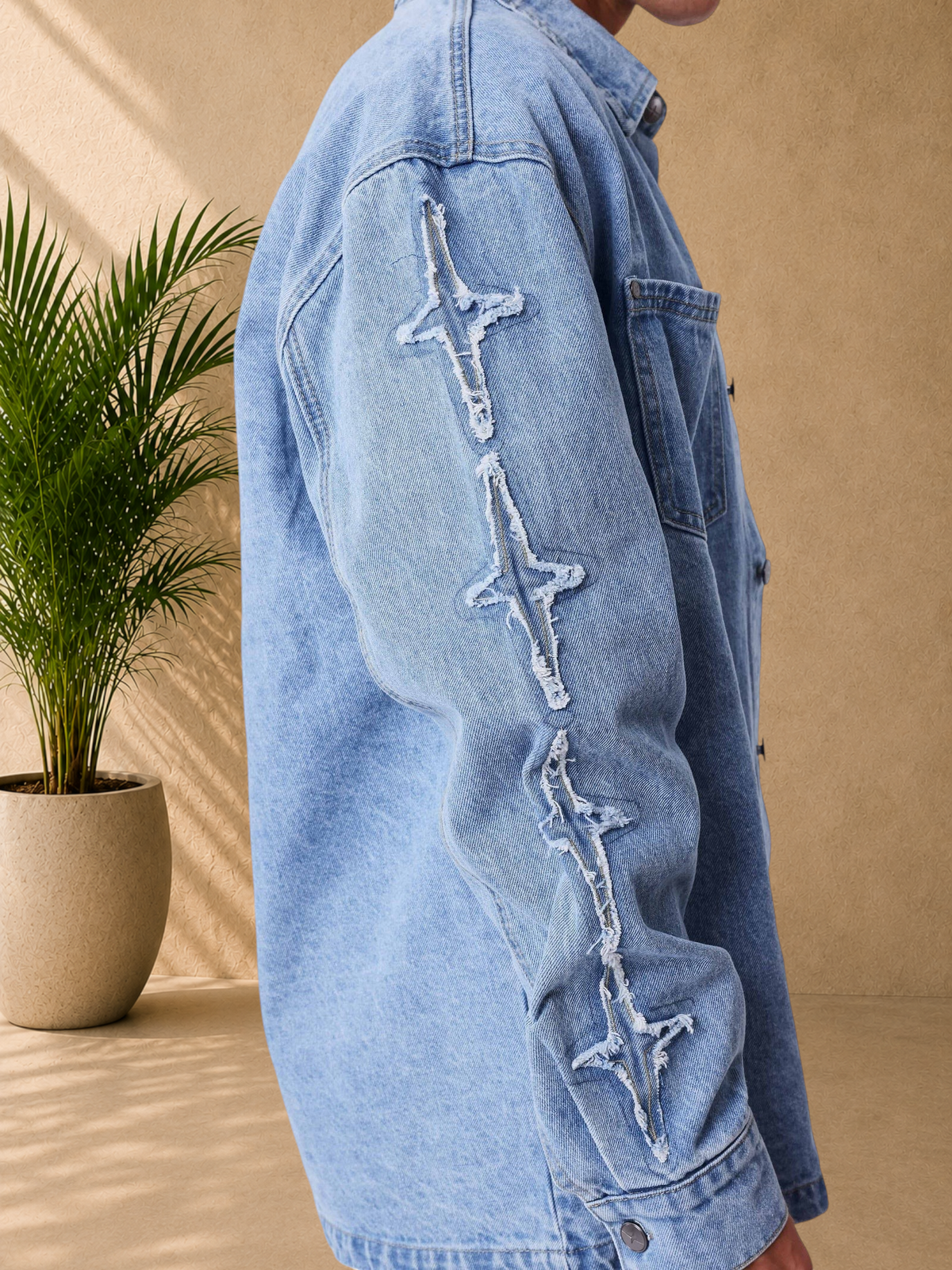 PXP - VESTE EN JEAN POLARIS BLEU