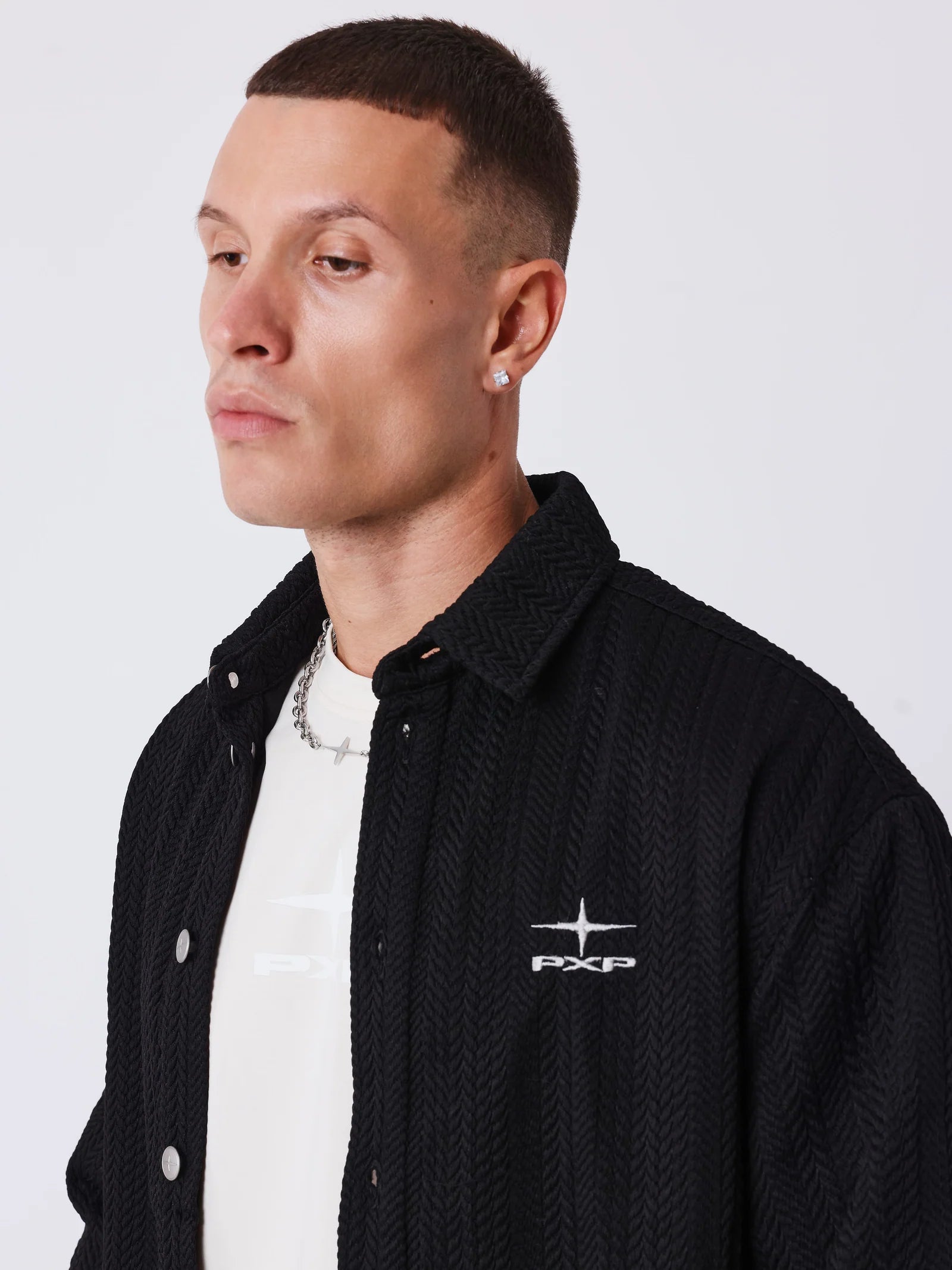PXP - Surchemise texturée noir