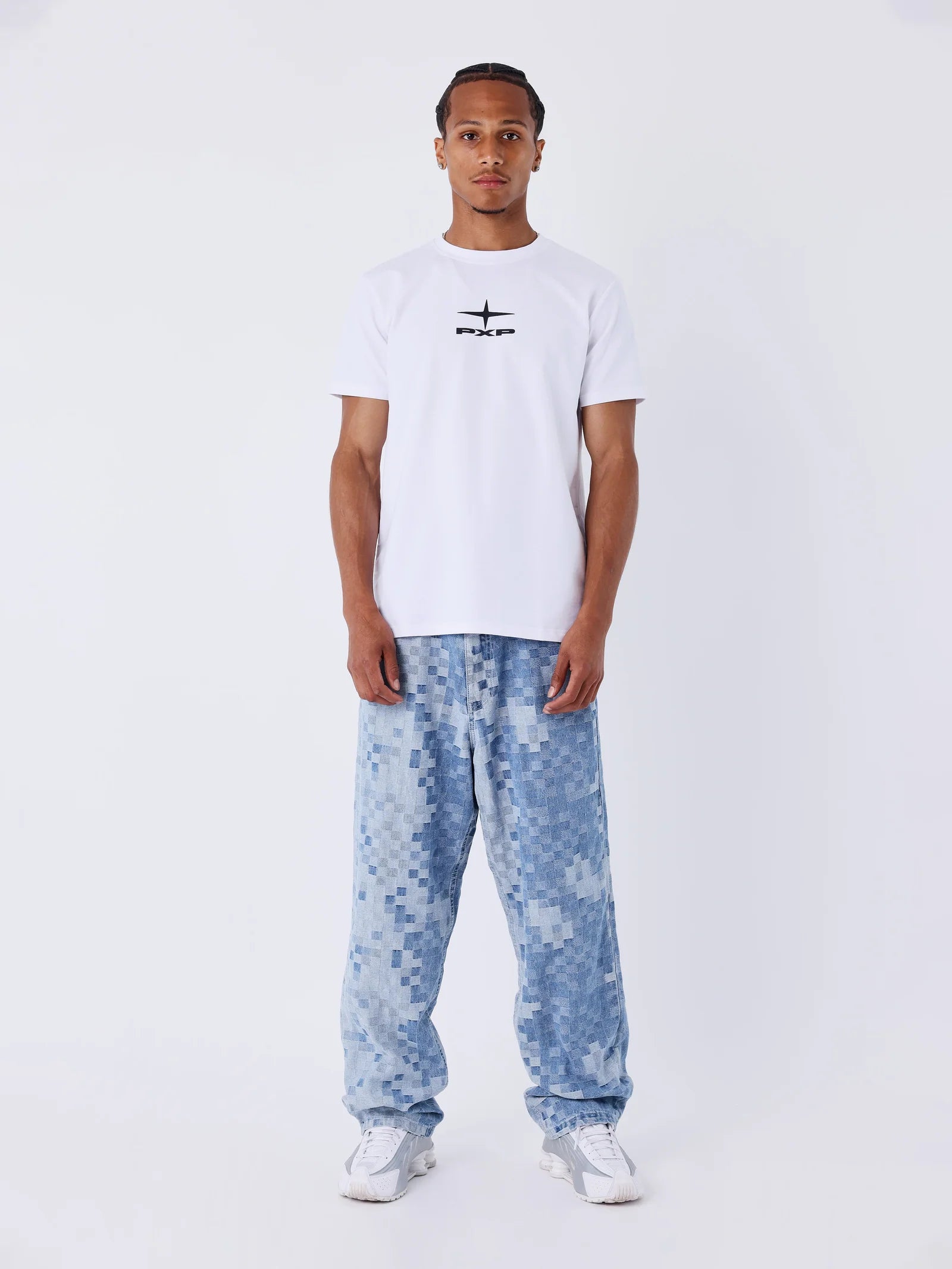 PXP - Jean loose pixel bleu