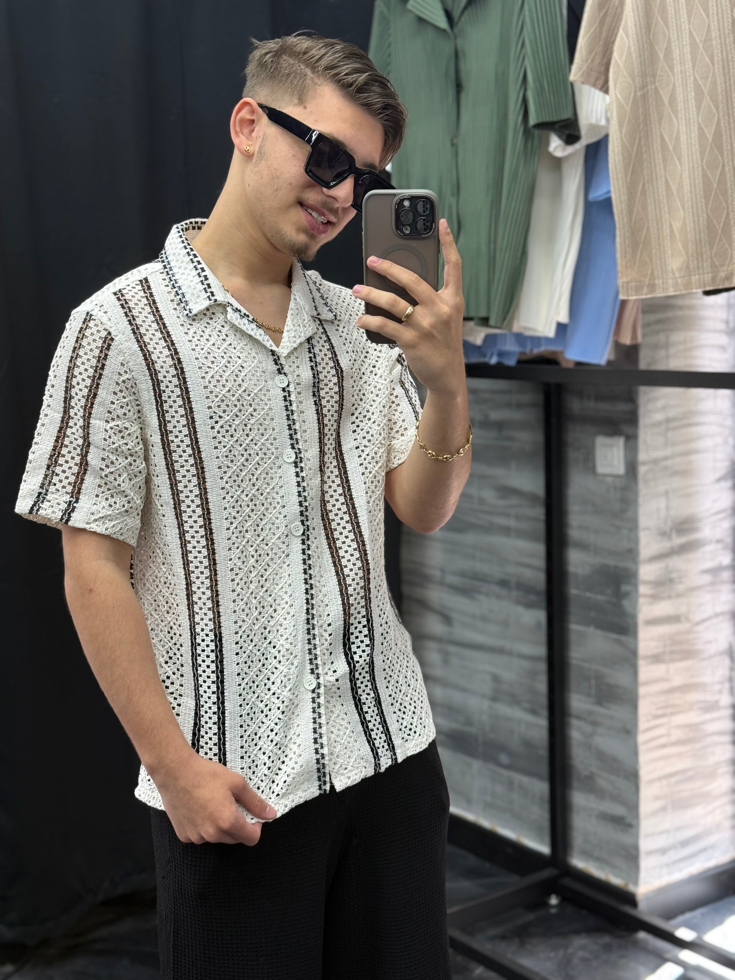 Chemise maille Ibiza