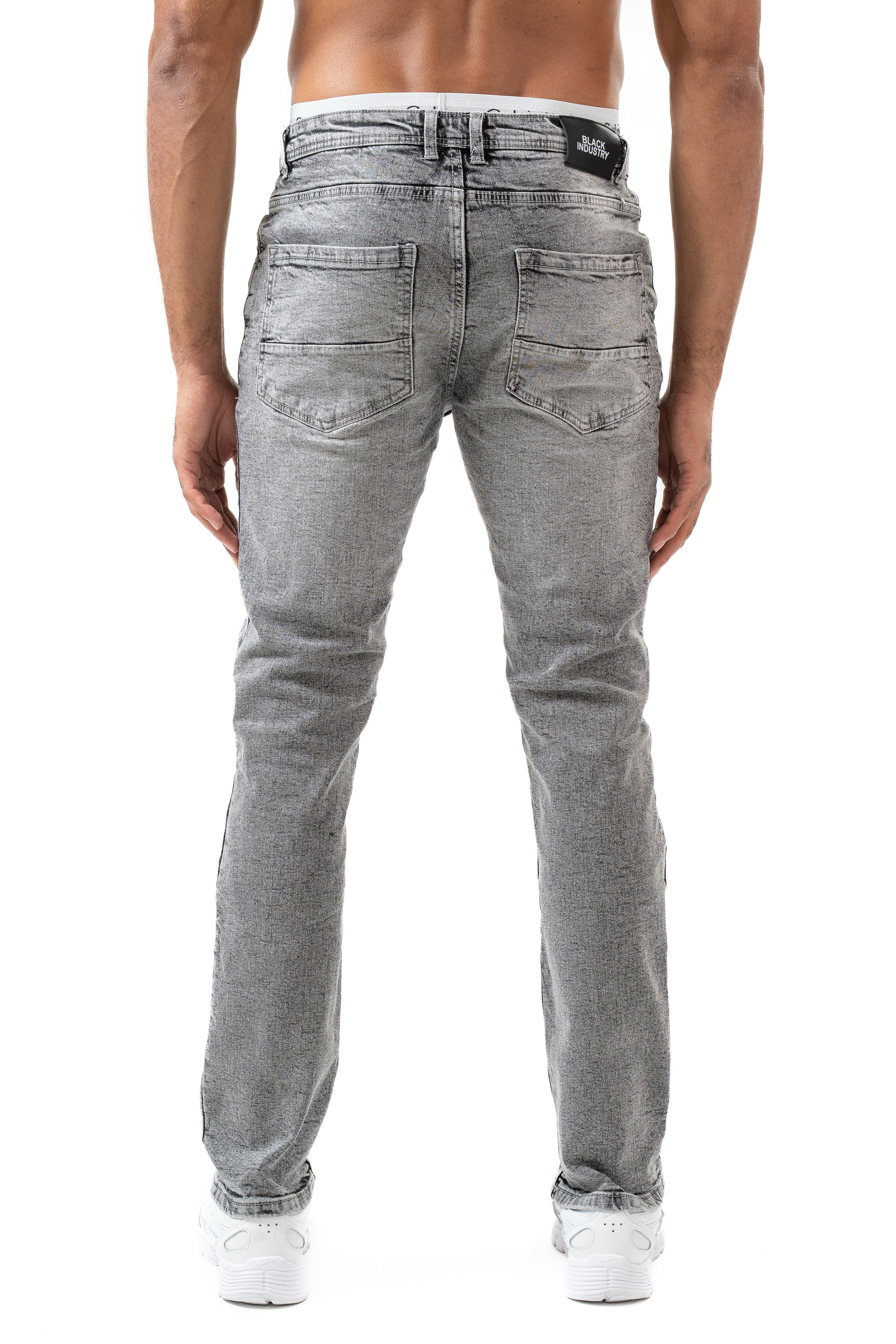 Jean Slim gris