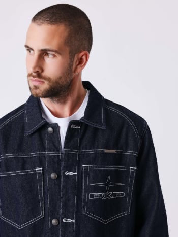 PXP - Veste en jean brut
