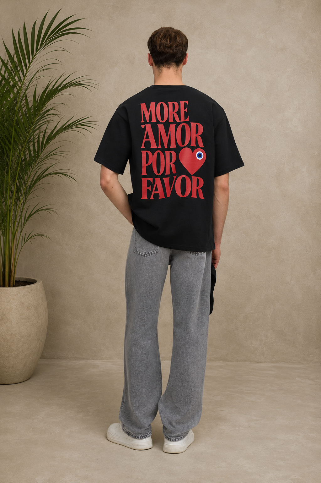 T-Shirt Por Favor noir