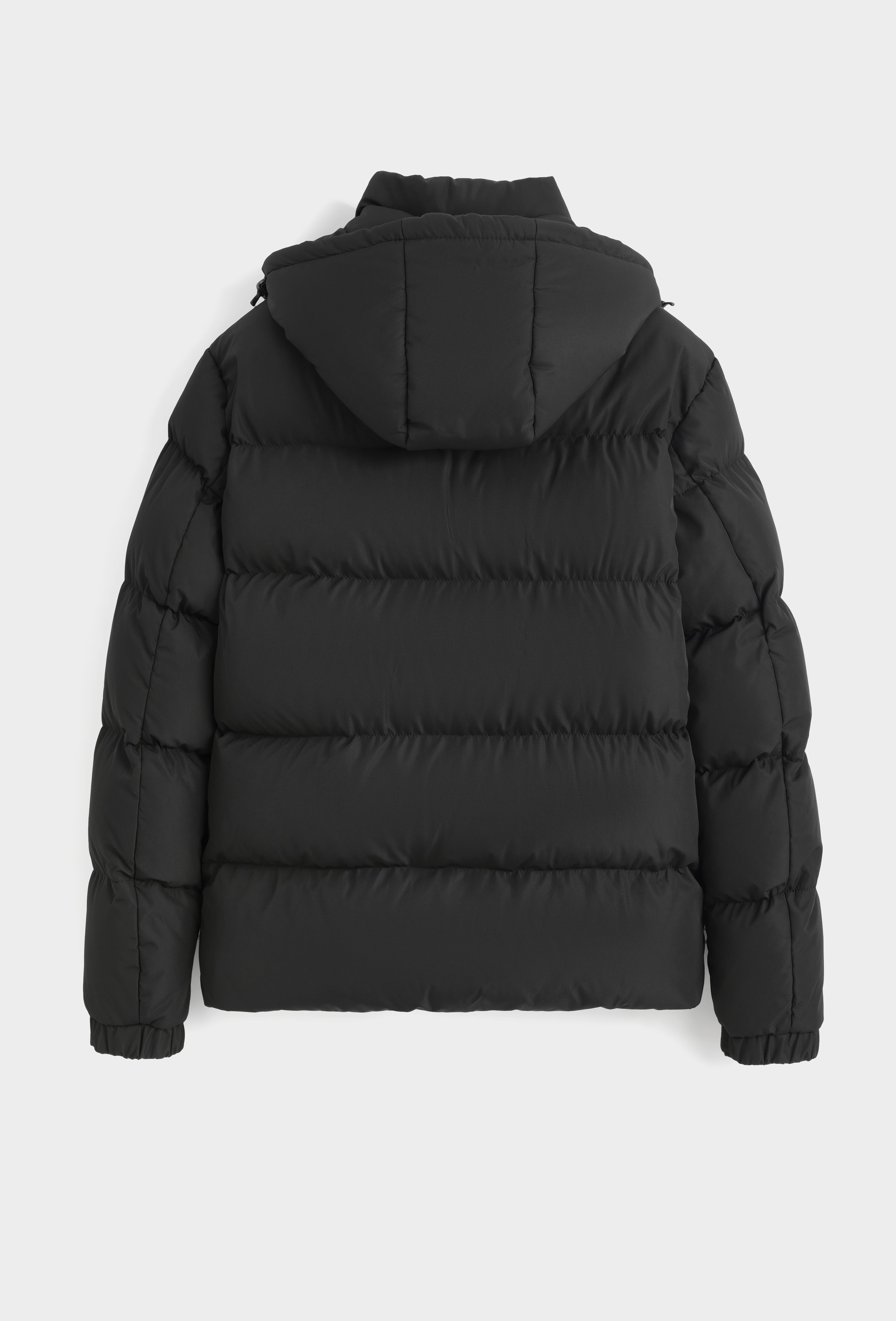 Doudoune capuche noir