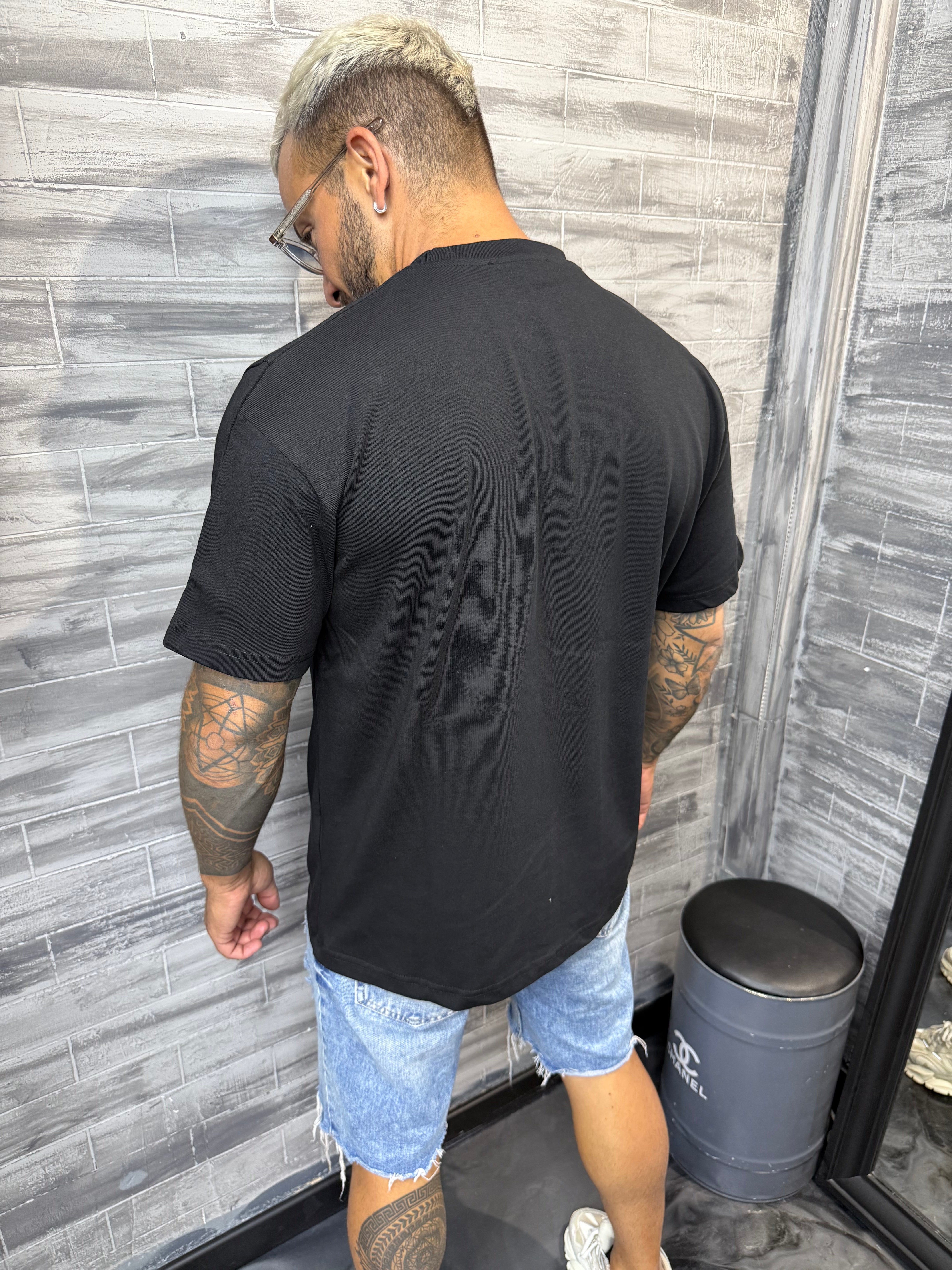 T-shirt Love Cœur noir