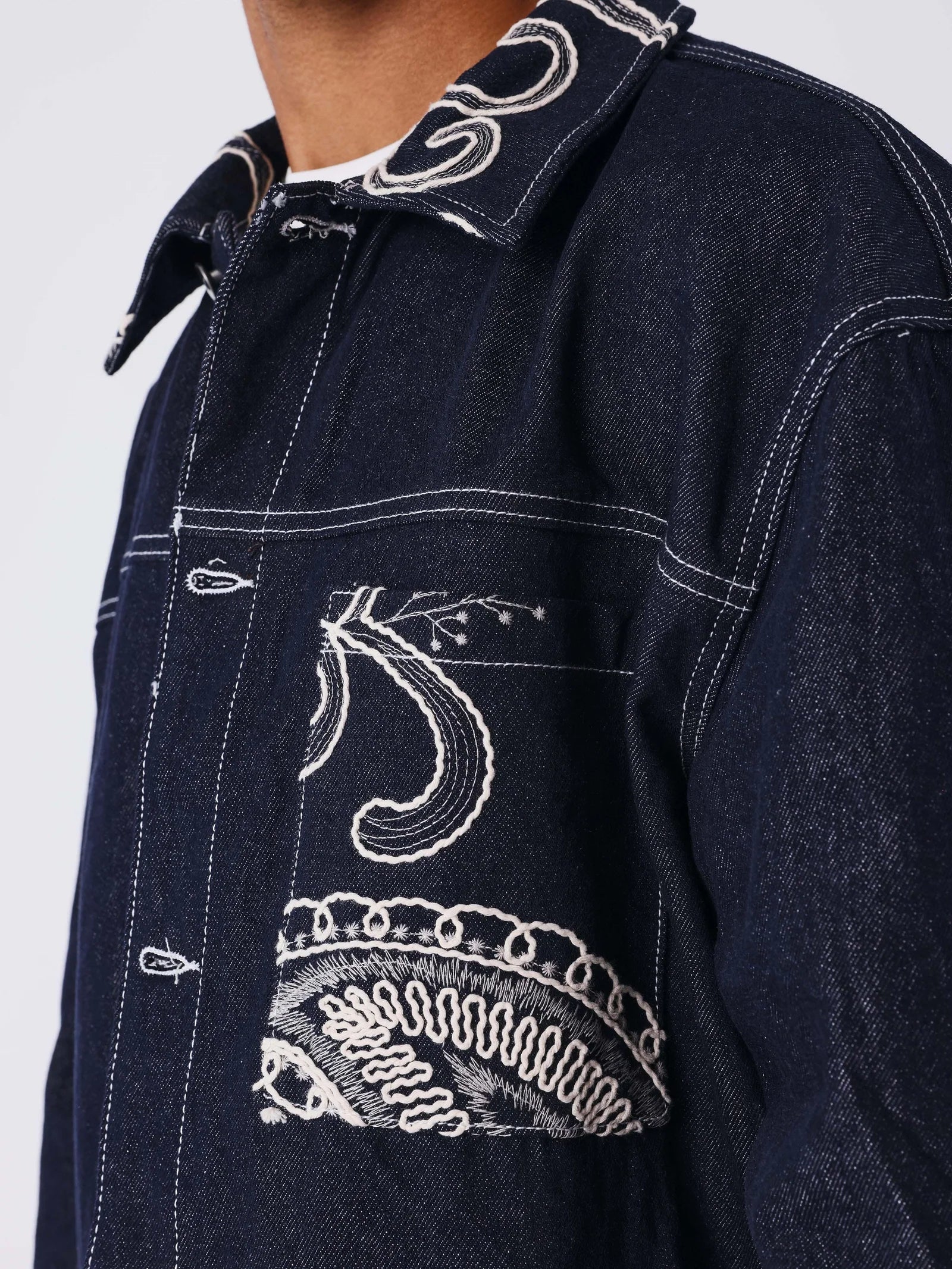 PXP - Veste en jean bandana