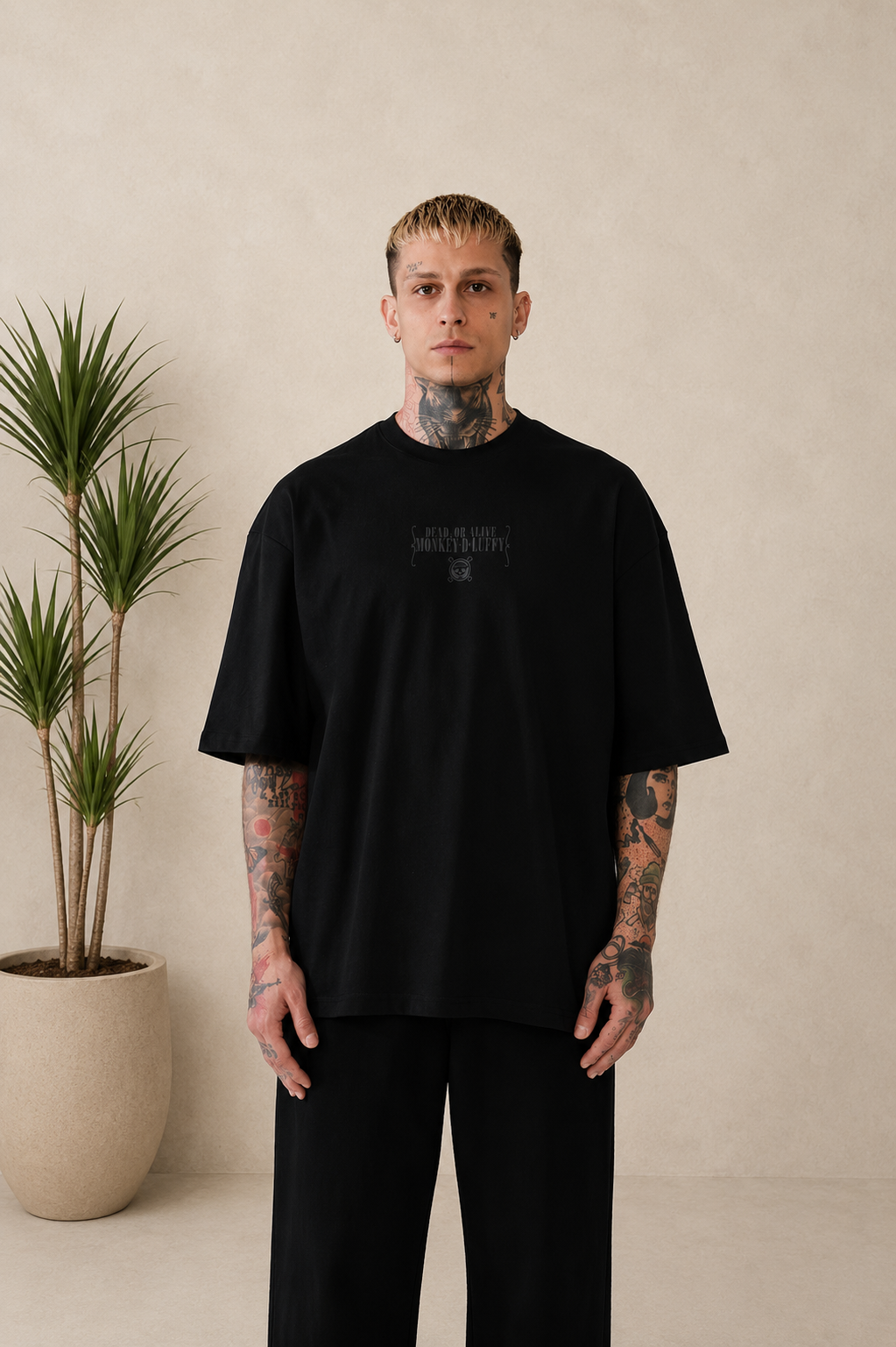 T-shirt Wanted One Peace noir
