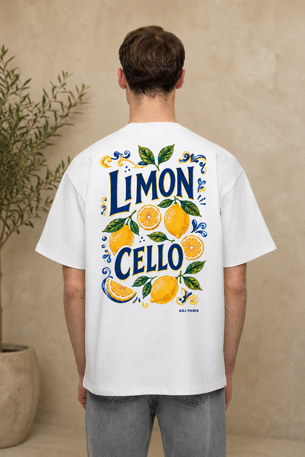 T-shirt Limoncello blanc