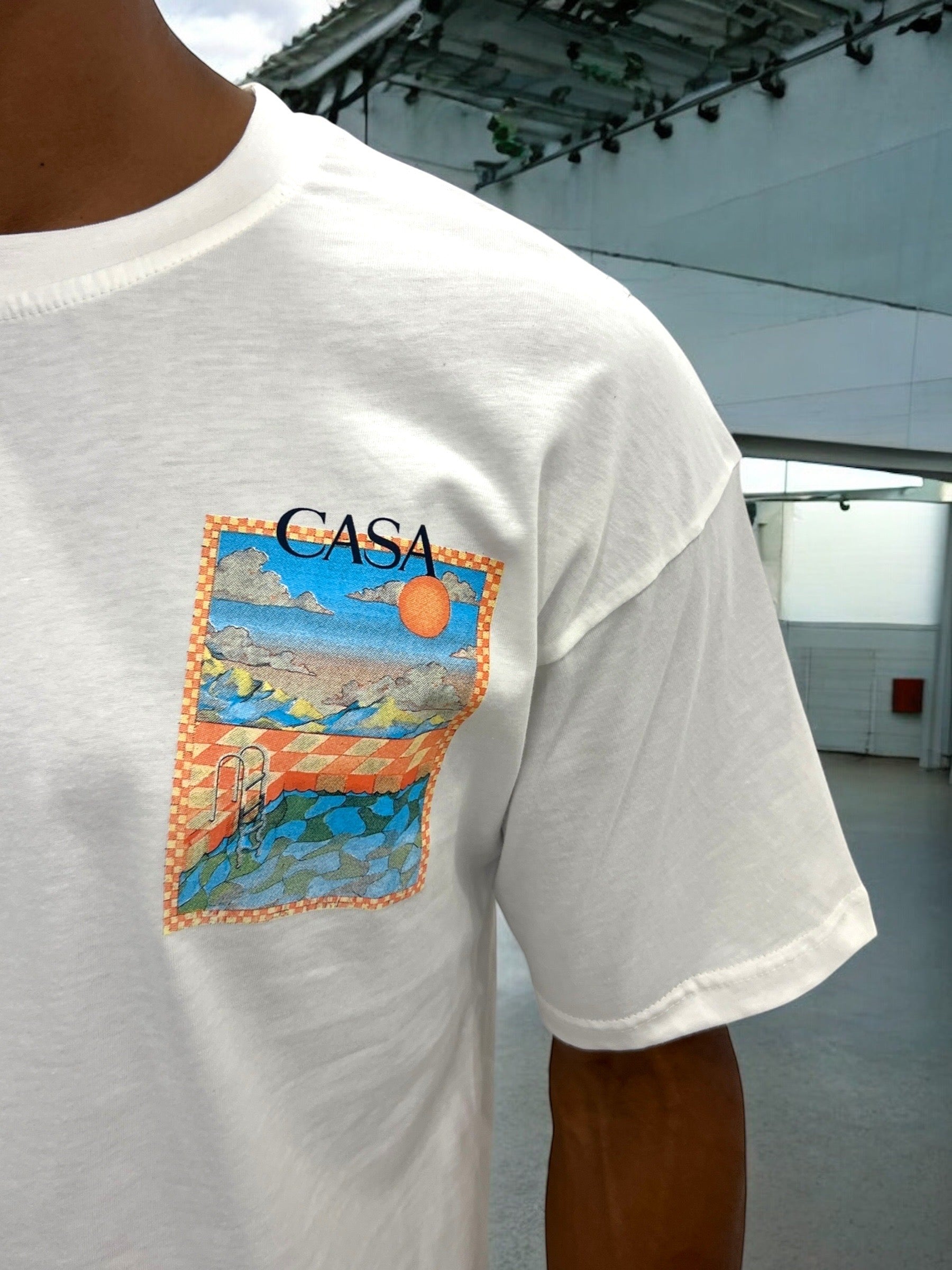 T-shirt CASA blanc