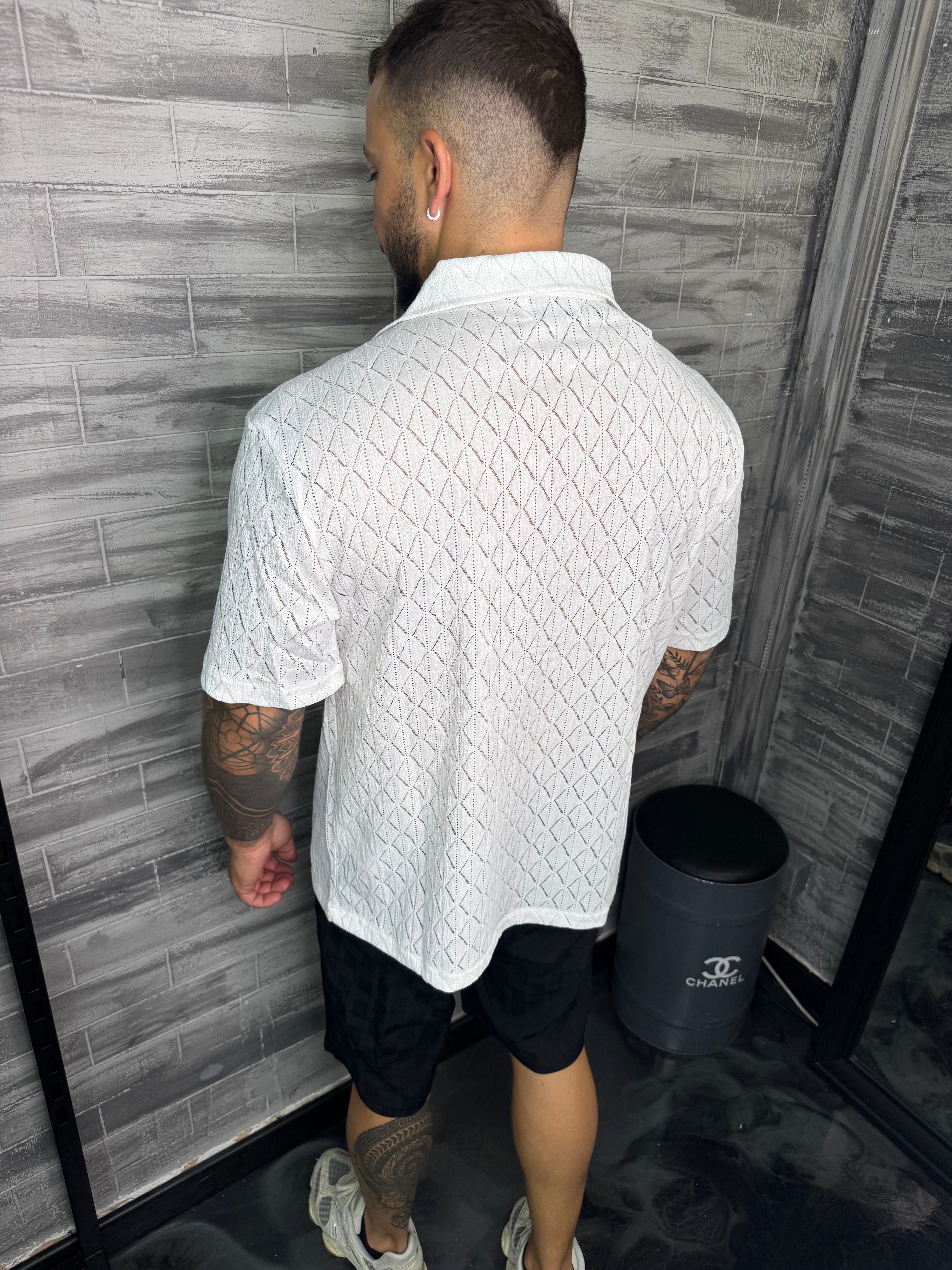 Chemise Roma M. courte blanche