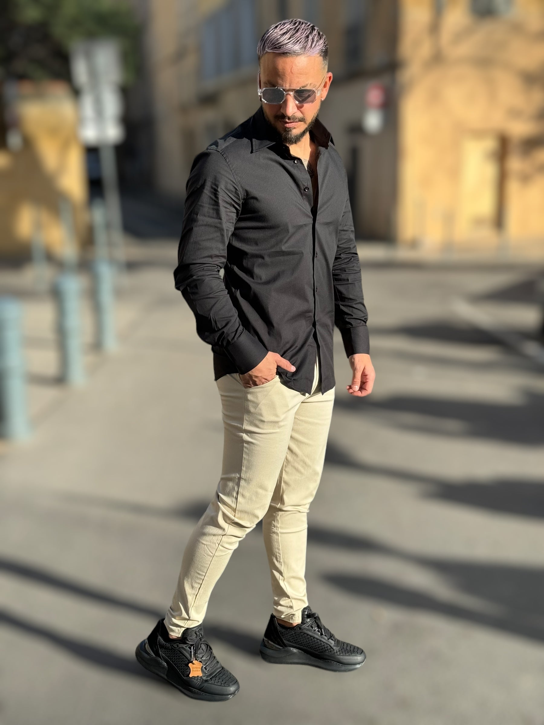 Frilivin - Pantalon pince beige - Stayin