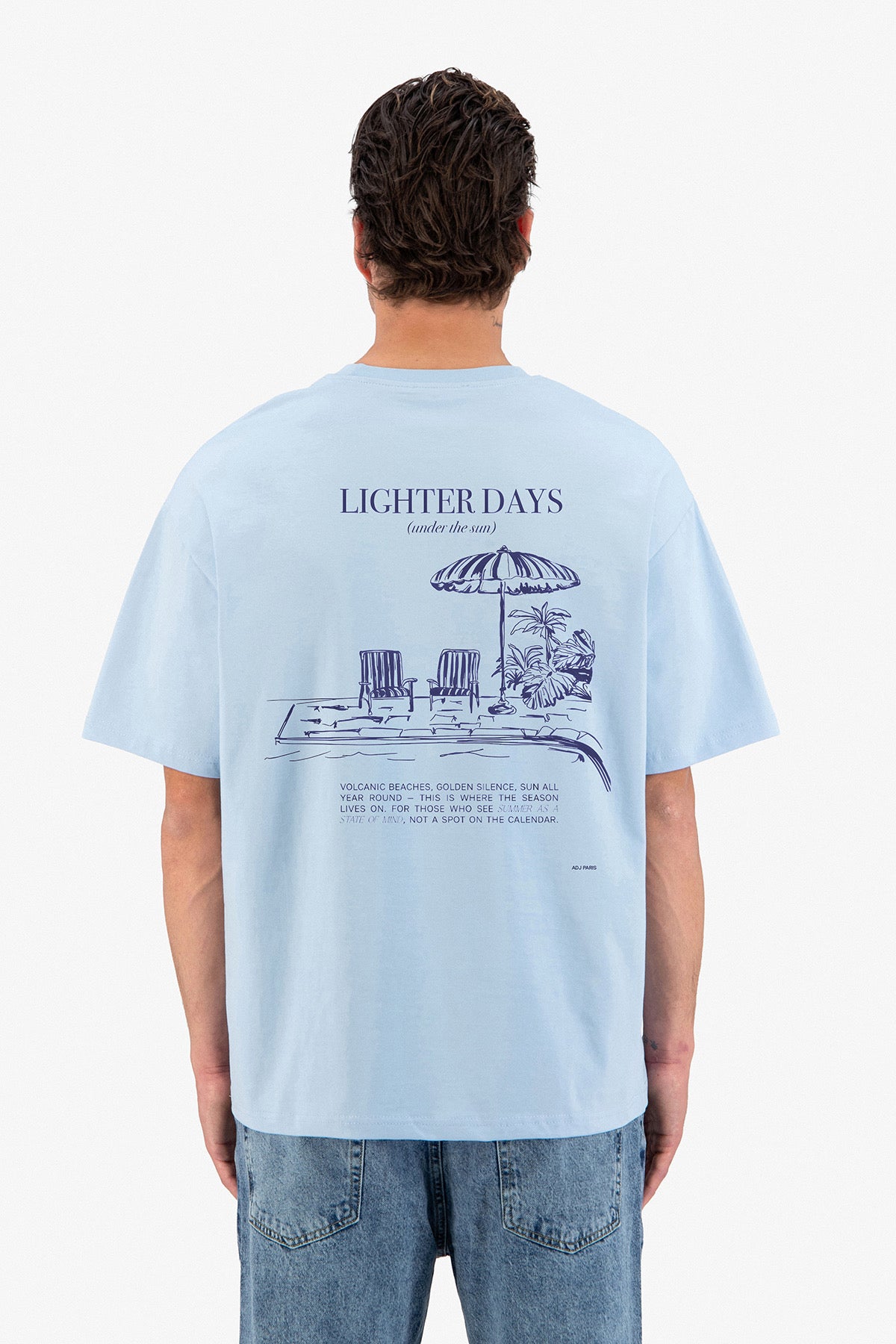 T-Shirt Lighter Days bleu