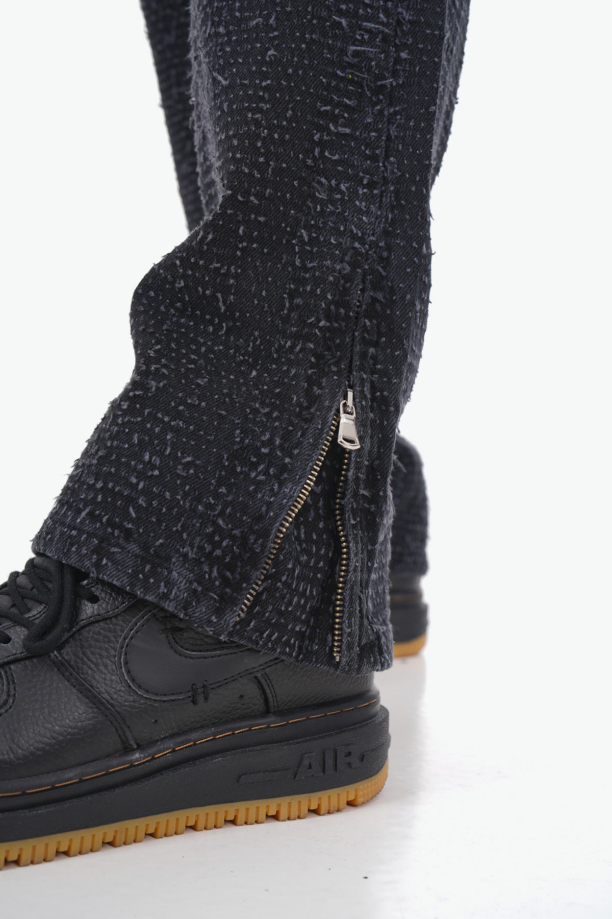 Ensemble gris Jean flare + Veste