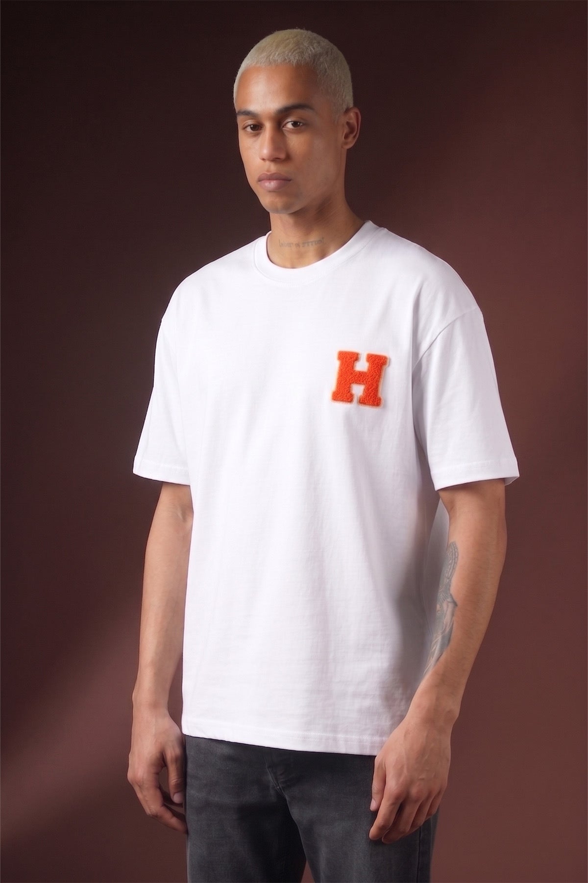 T-Shirt H Blanc