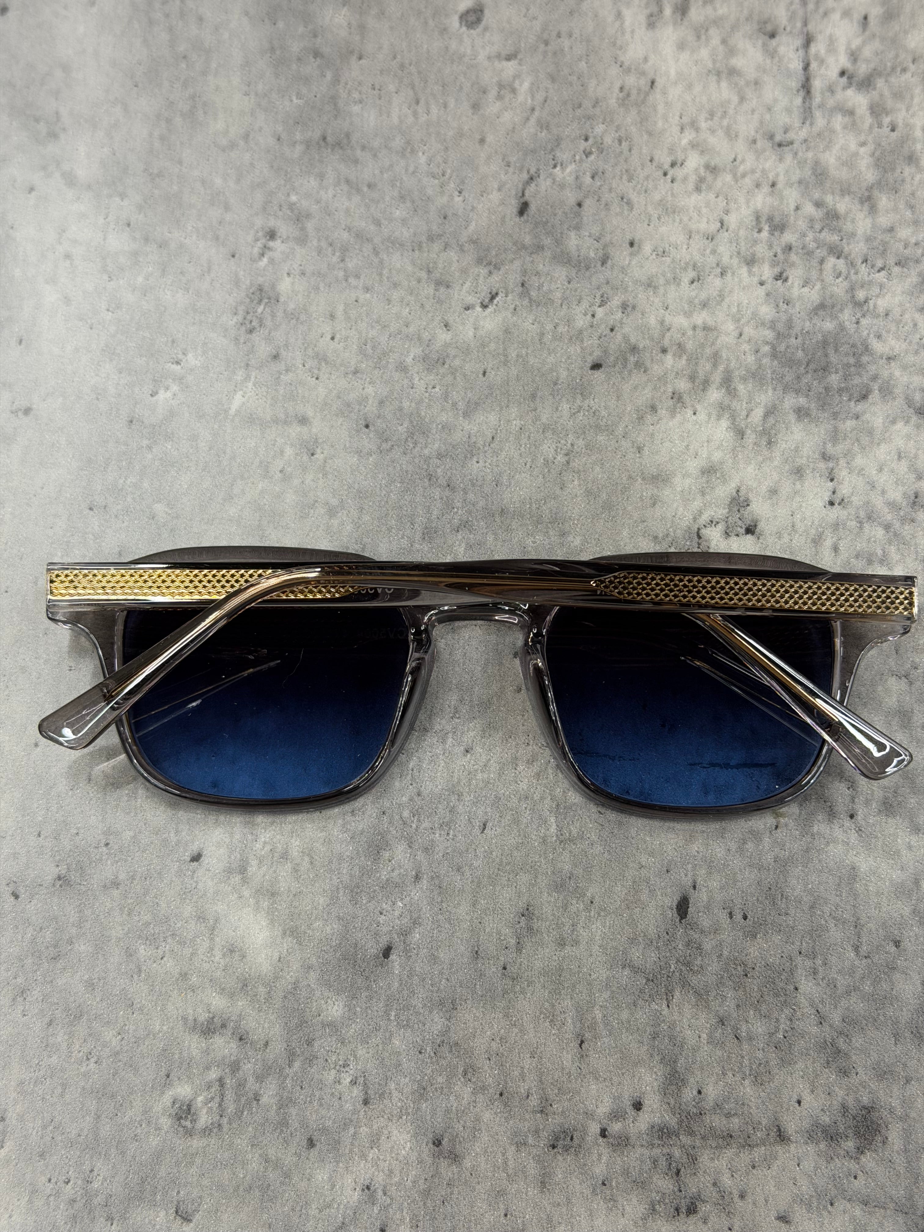 Lunette Dubaï Gris / Bleu foncé