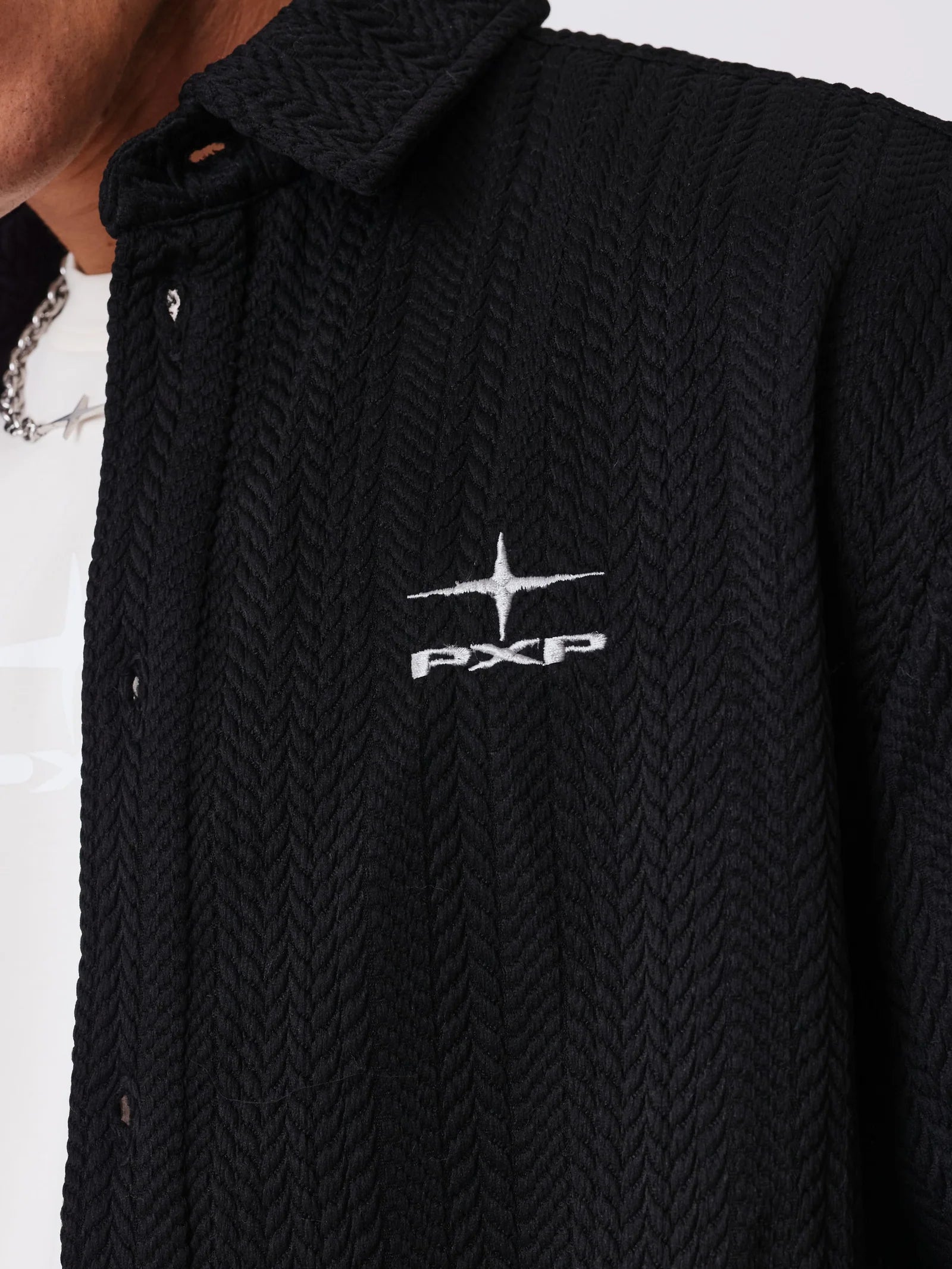 PXP - Surchemise texturée noir