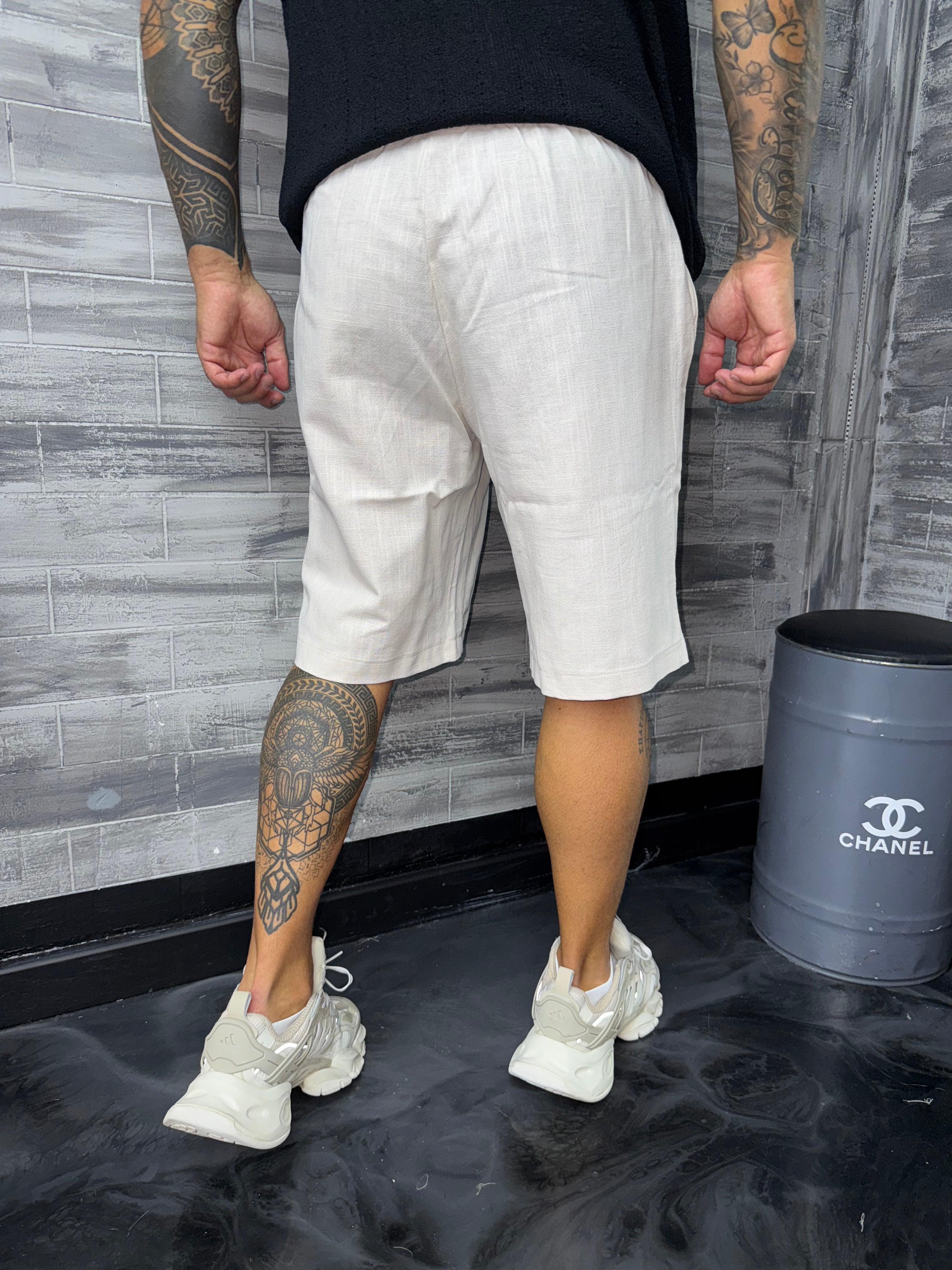 Short Lino beige