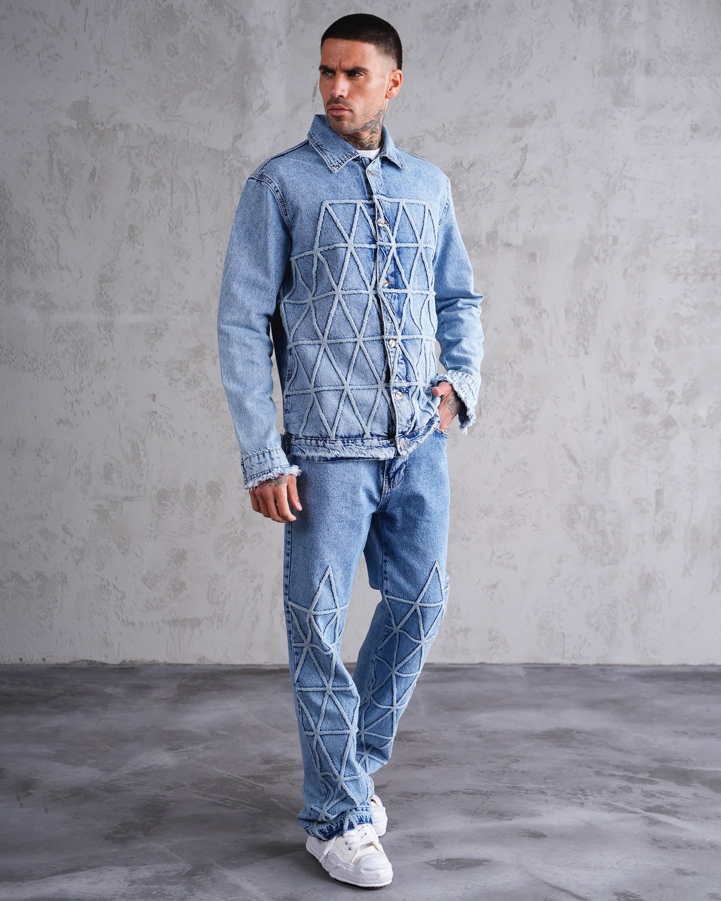 Ensemble Jean flare + Veste