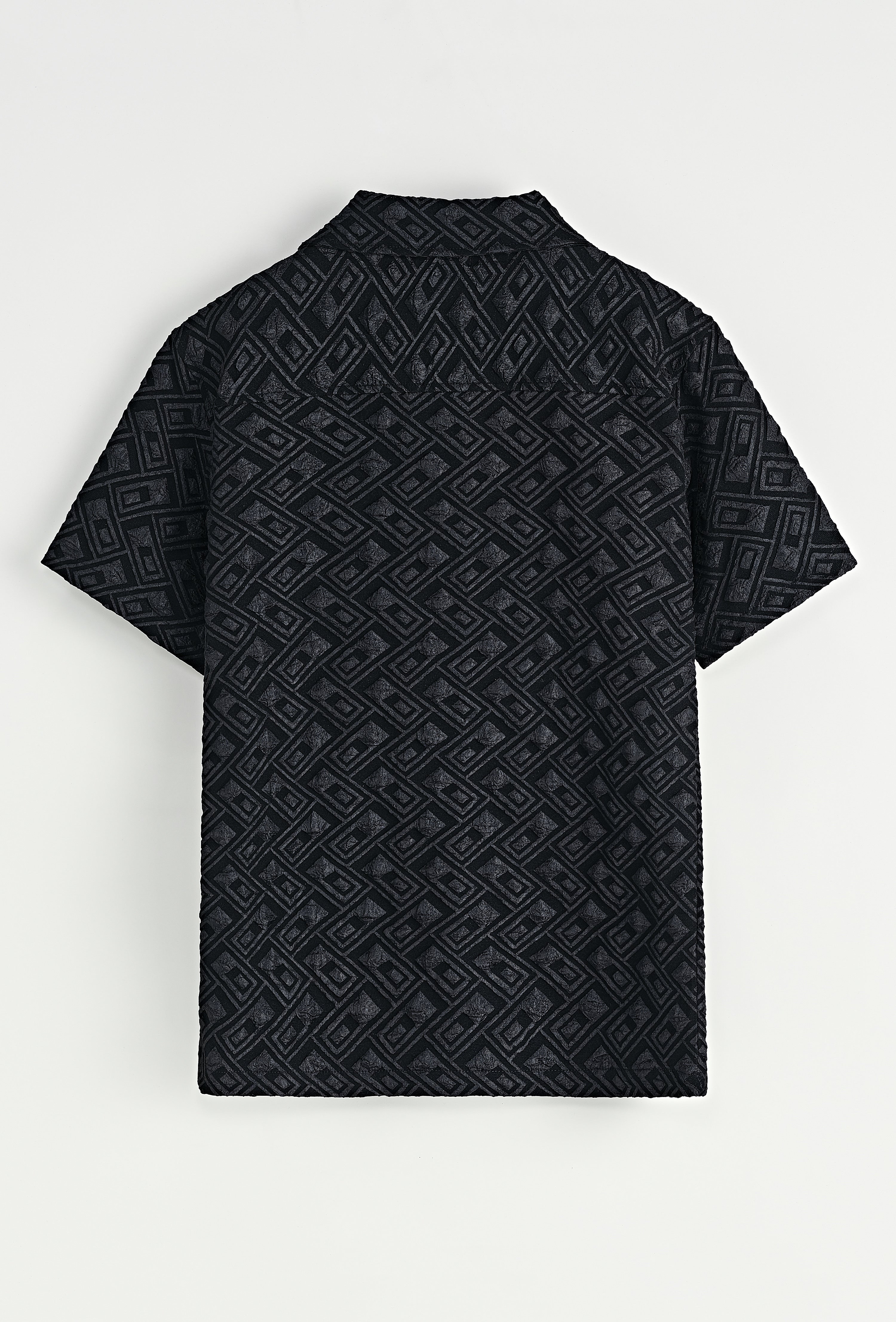 Ensemble Napoli short + chemise noir