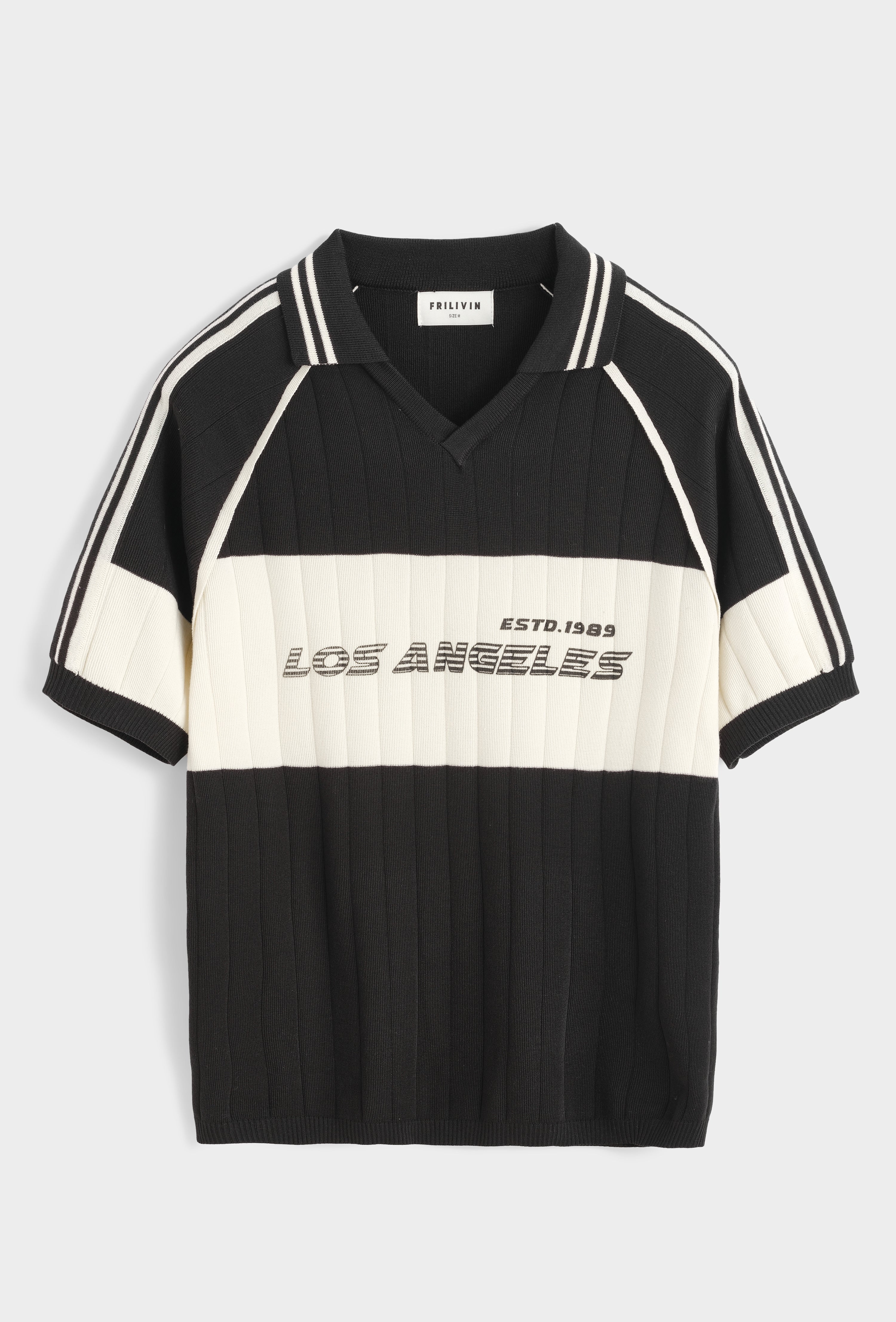 T-shirt maillot épais noir Los Angeles