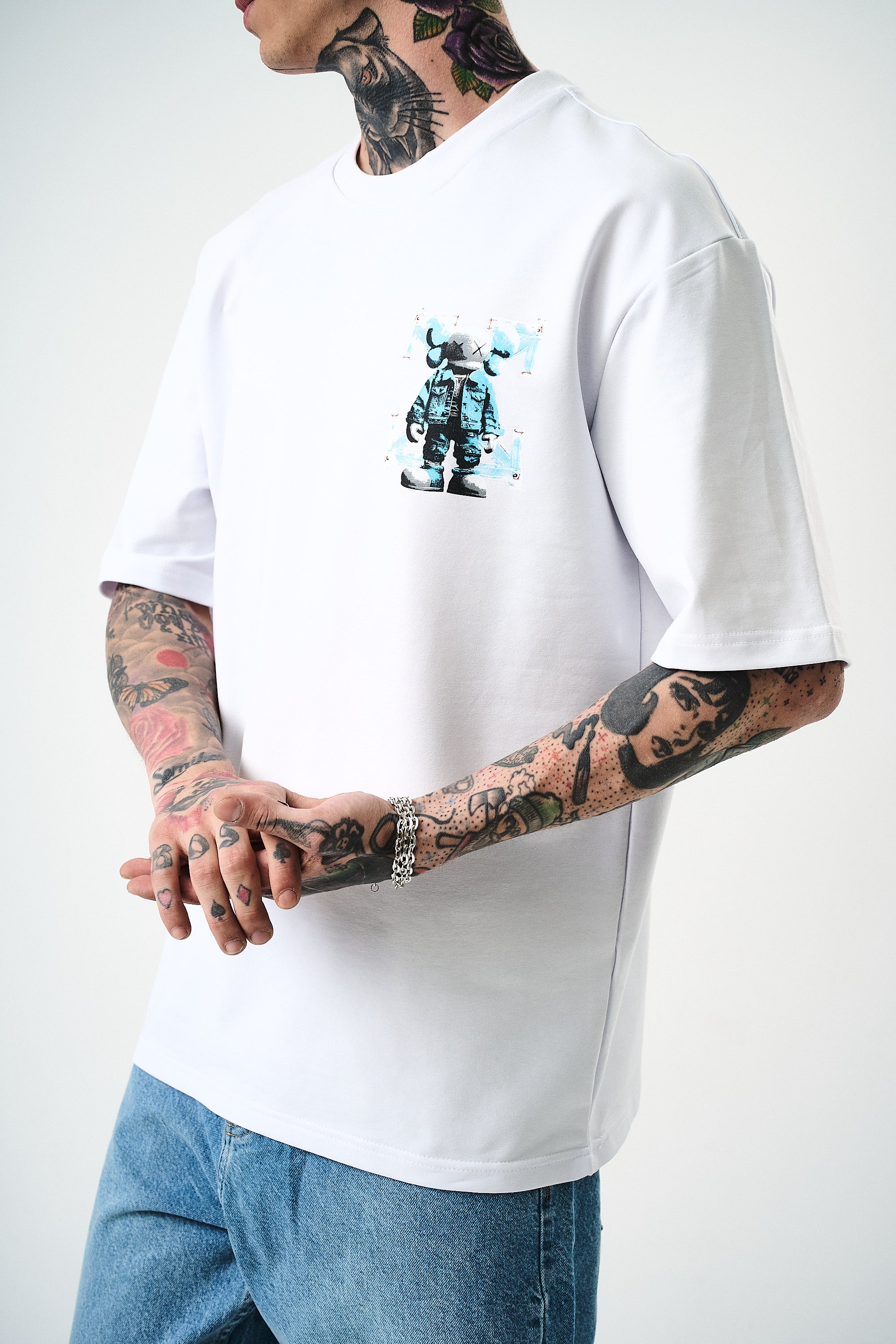 T-shirt Ourson blanc