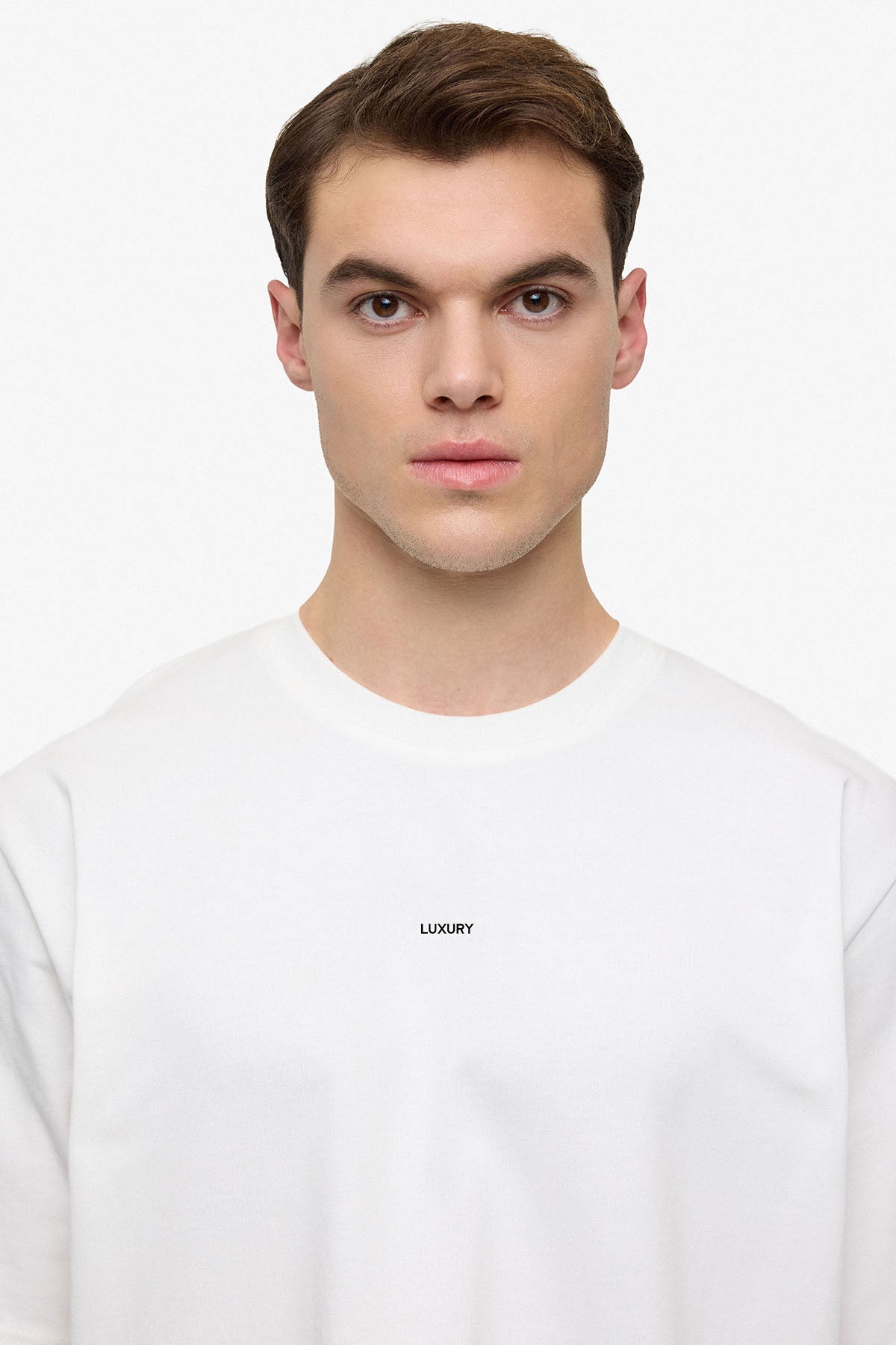 T-shirt Luxury Saint-Tropez blanc