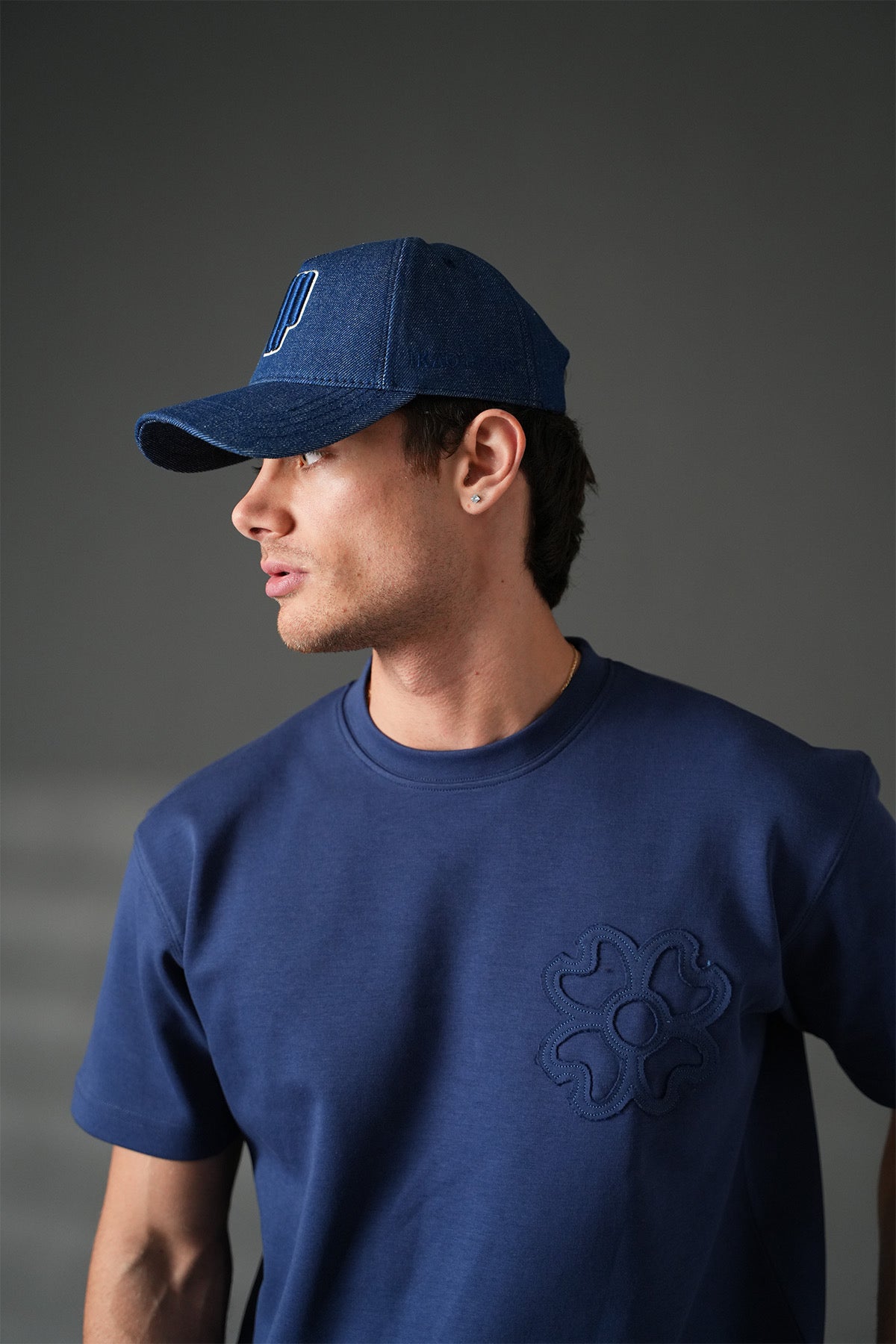 Casquette Ikao bleu jean