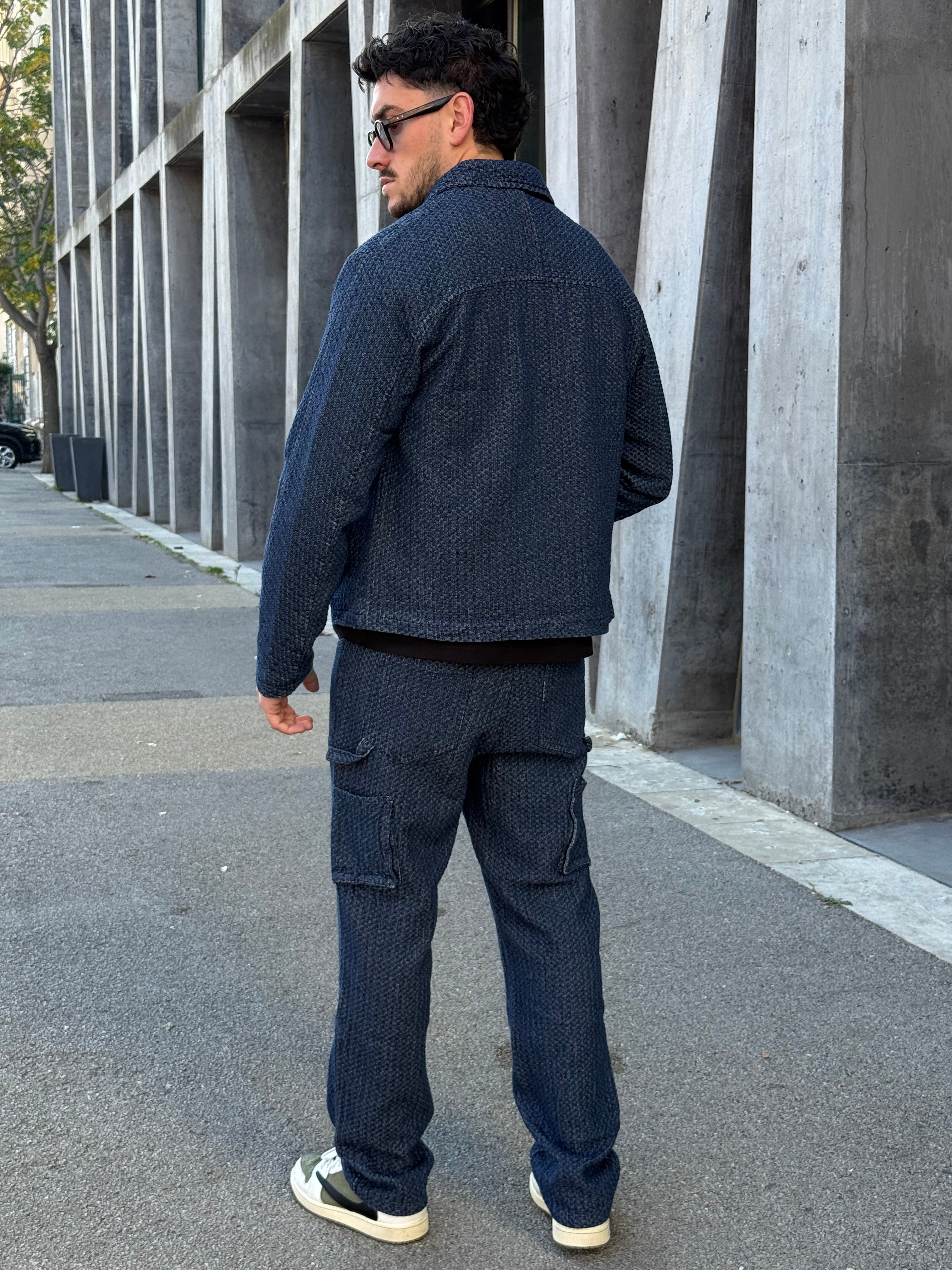 Ensemble denim veste + pantalon