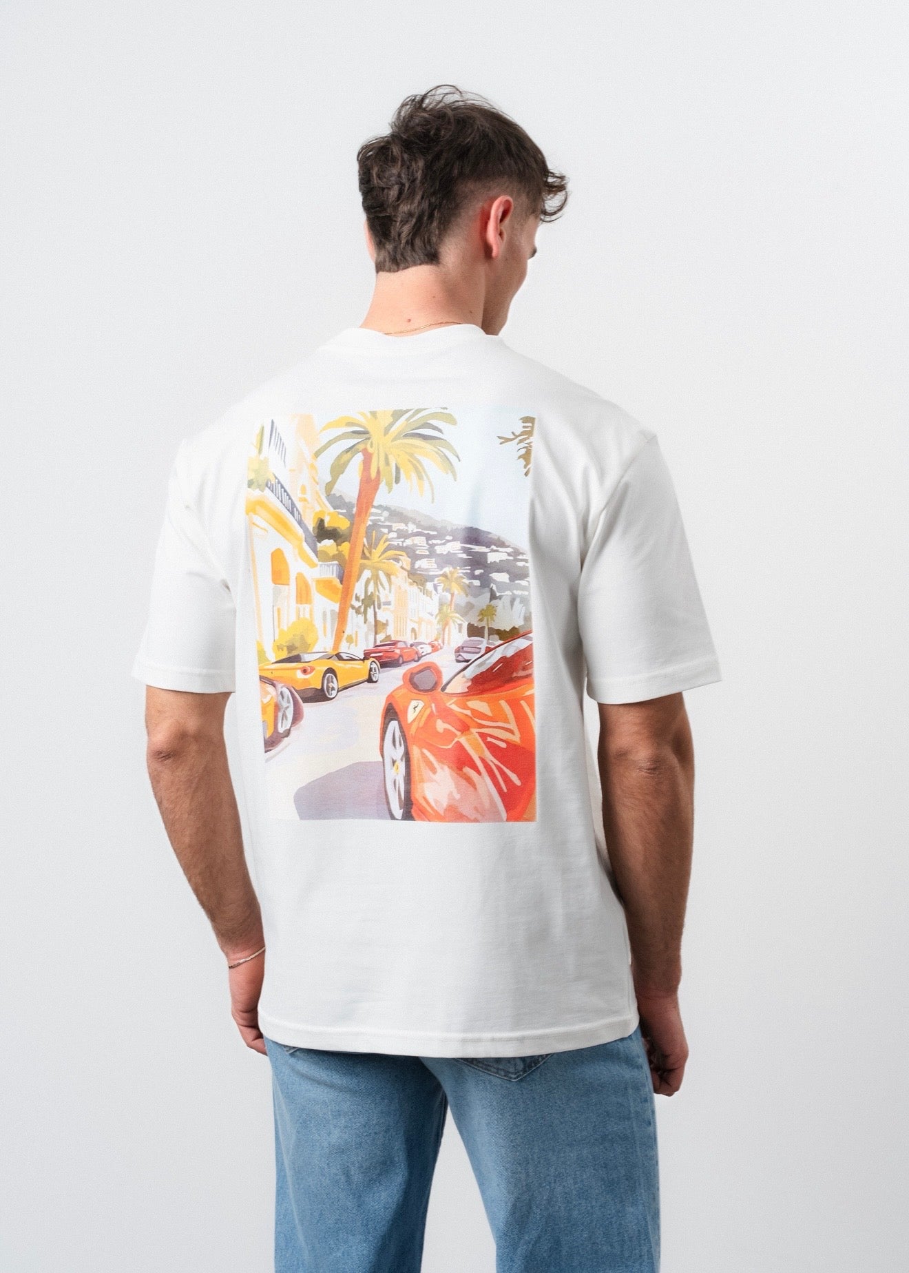 T-shirt French Riviera blanc