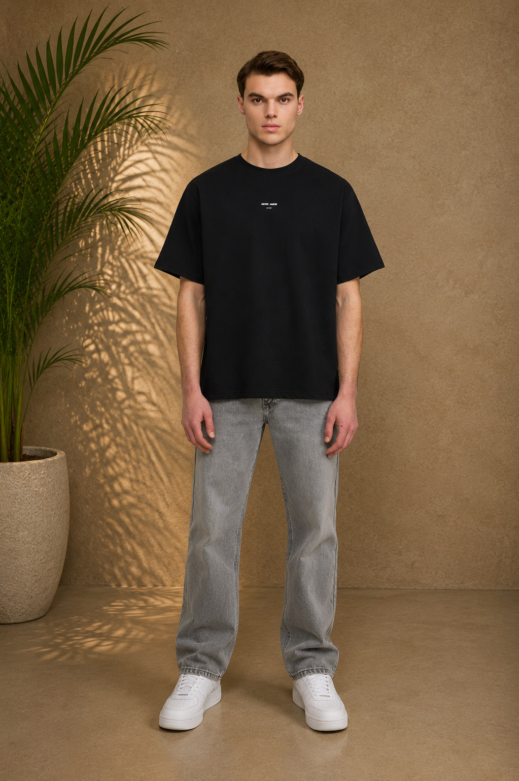 T-Shirt Por Favor noir