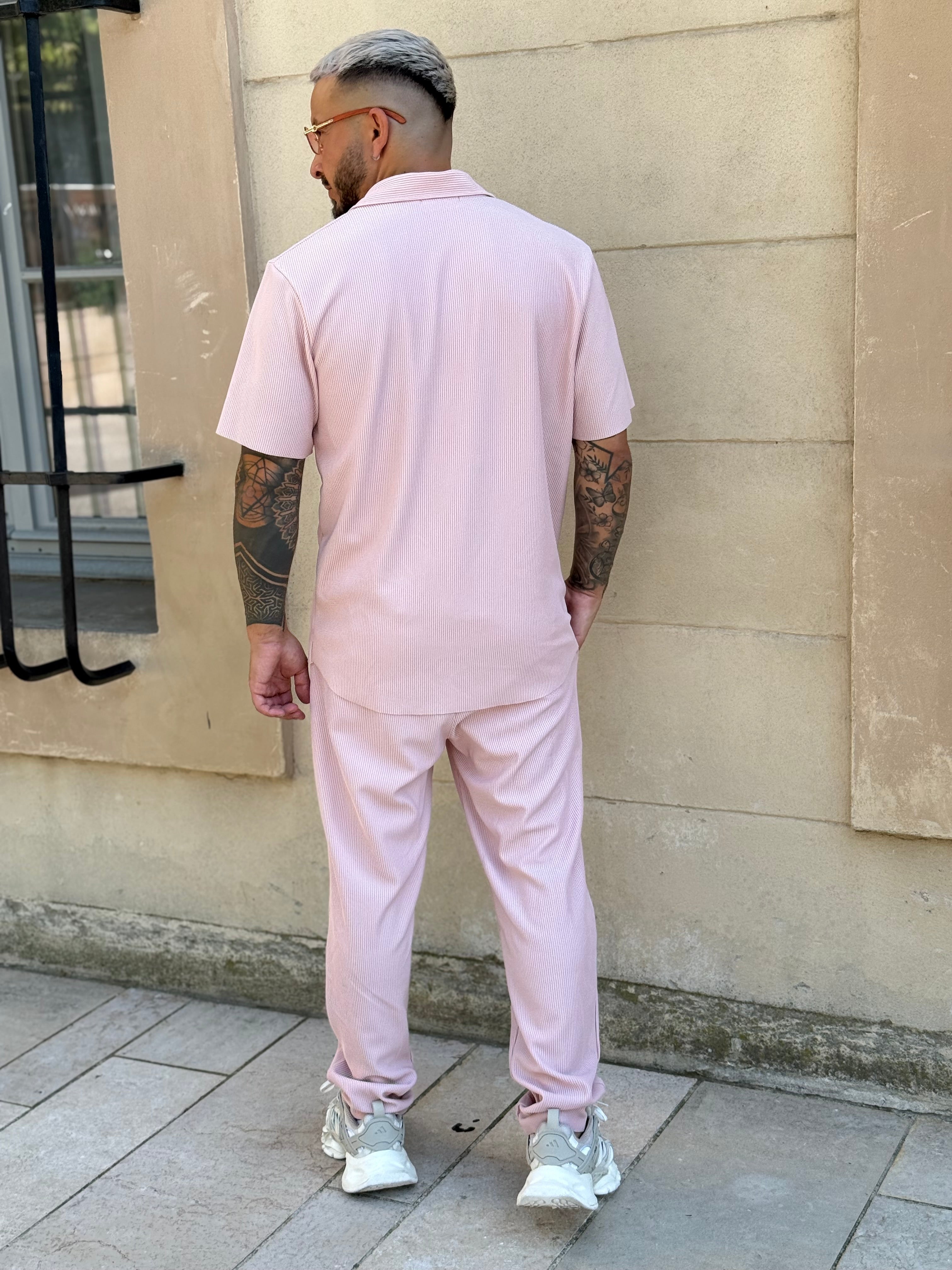 Ensemble Pablo Chemise pantalon Rose