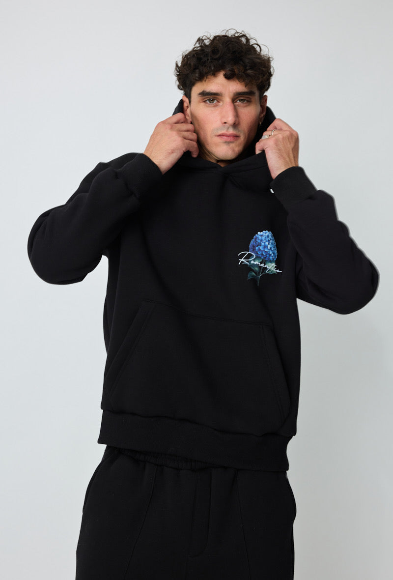 Sweat capuche Romantico noir