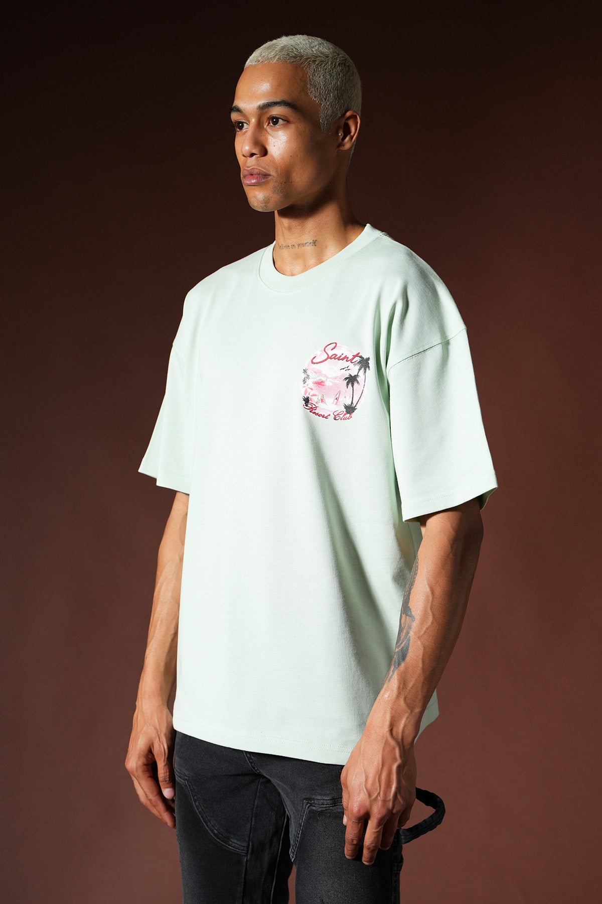 T-Shirt Resort Club mint