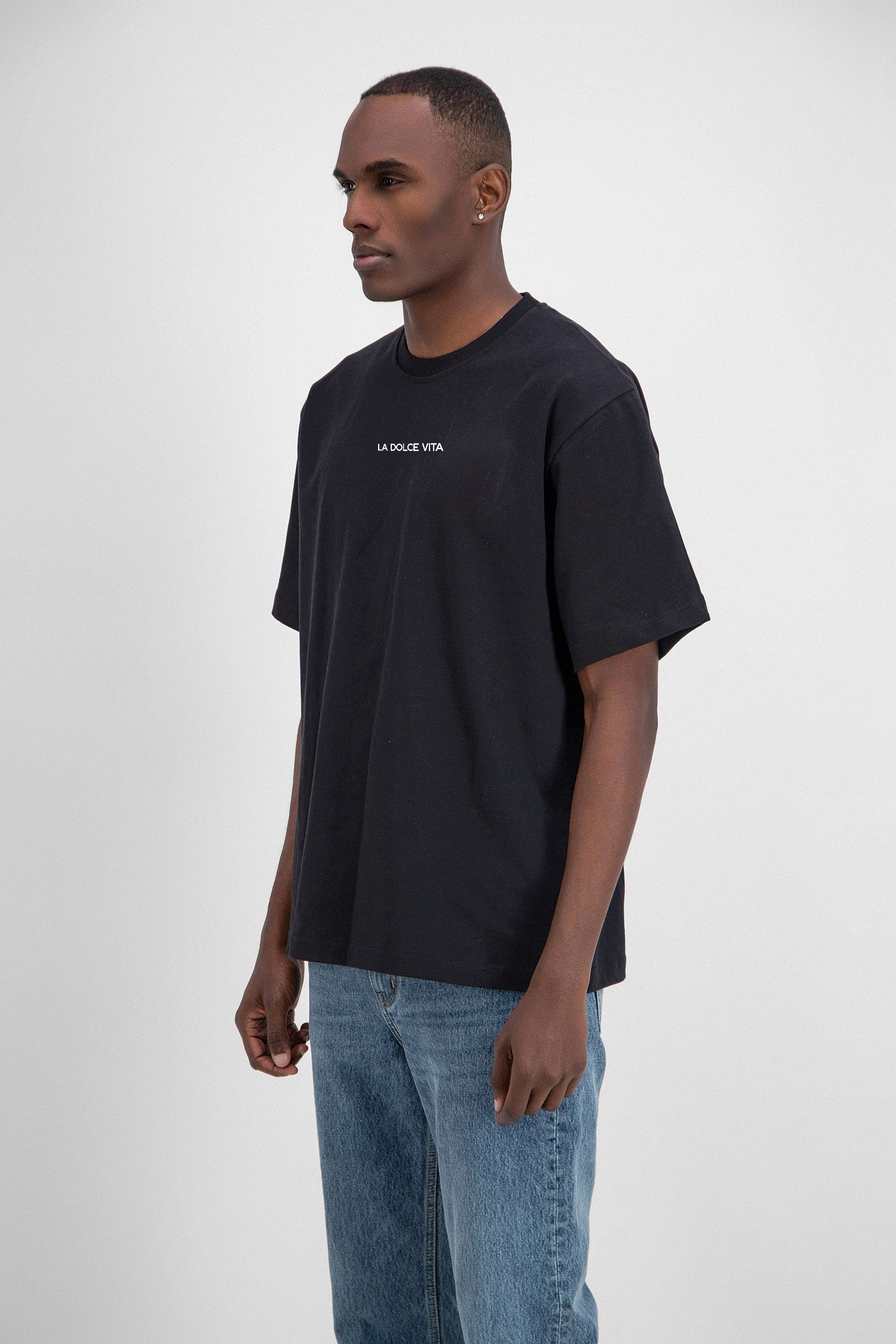 T-shirt Dolce Vita noir