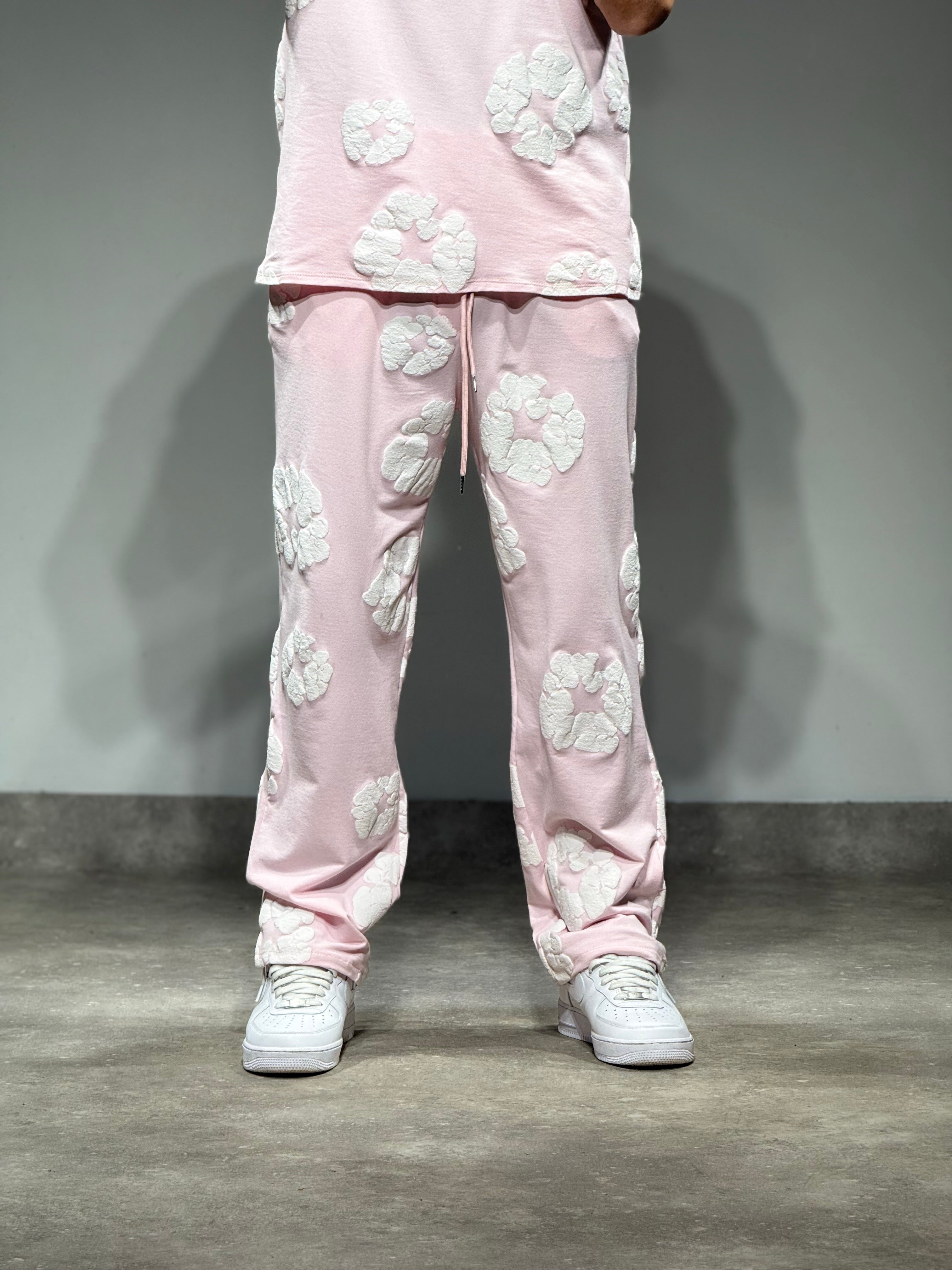 Ensemble Tears t-shirt pantalon rose