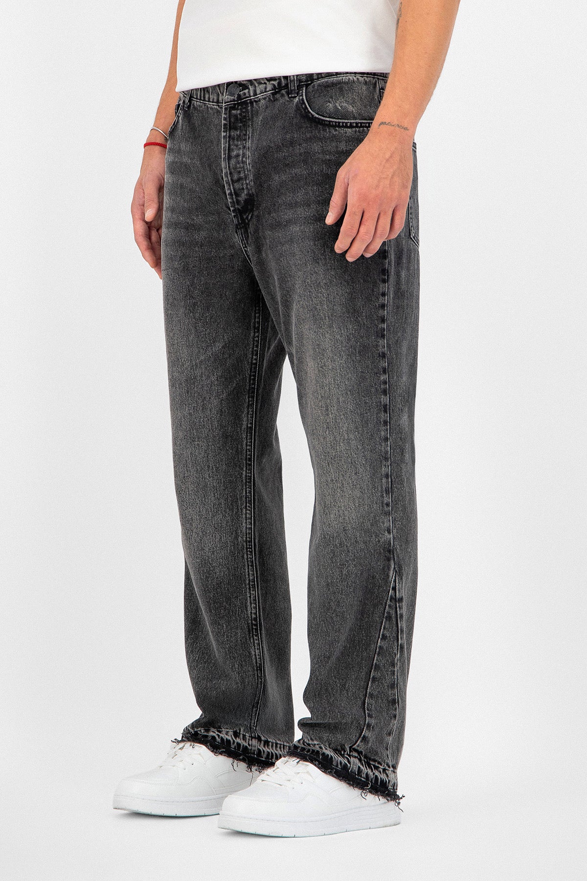 Flare Jean évasé gris