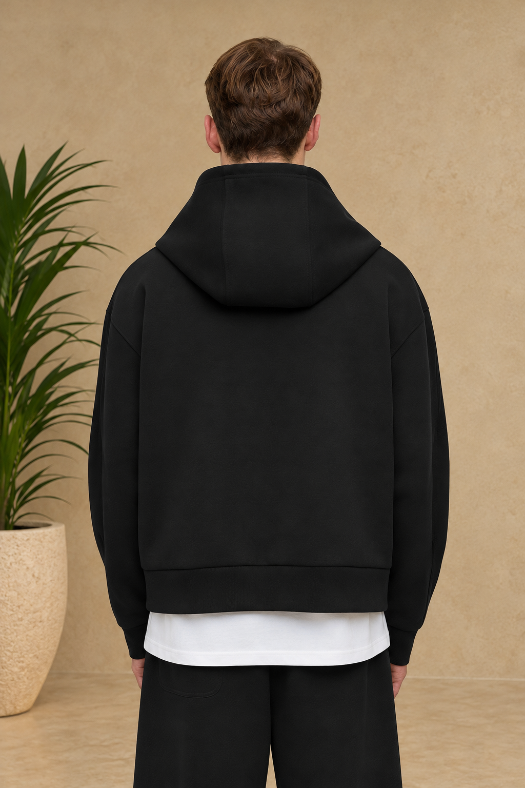 Veste jogg loose noir