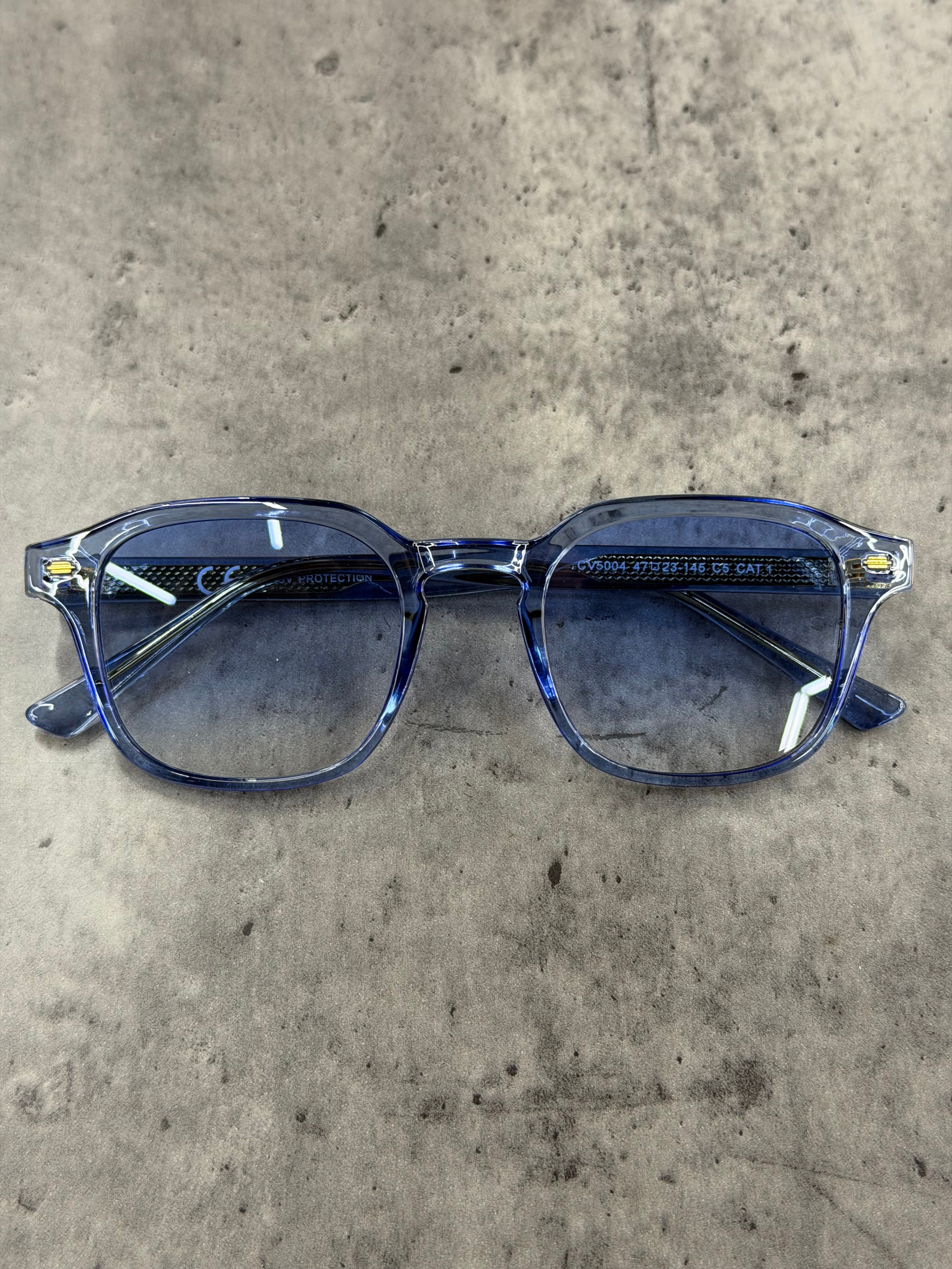Lunette Dubaï bleu monture bleu