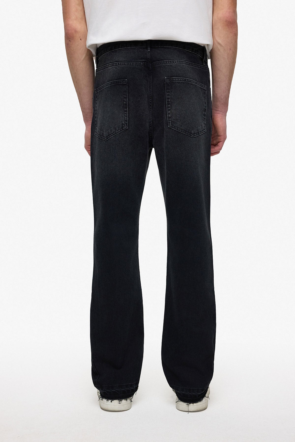 Flare Jean coeur gris foncé