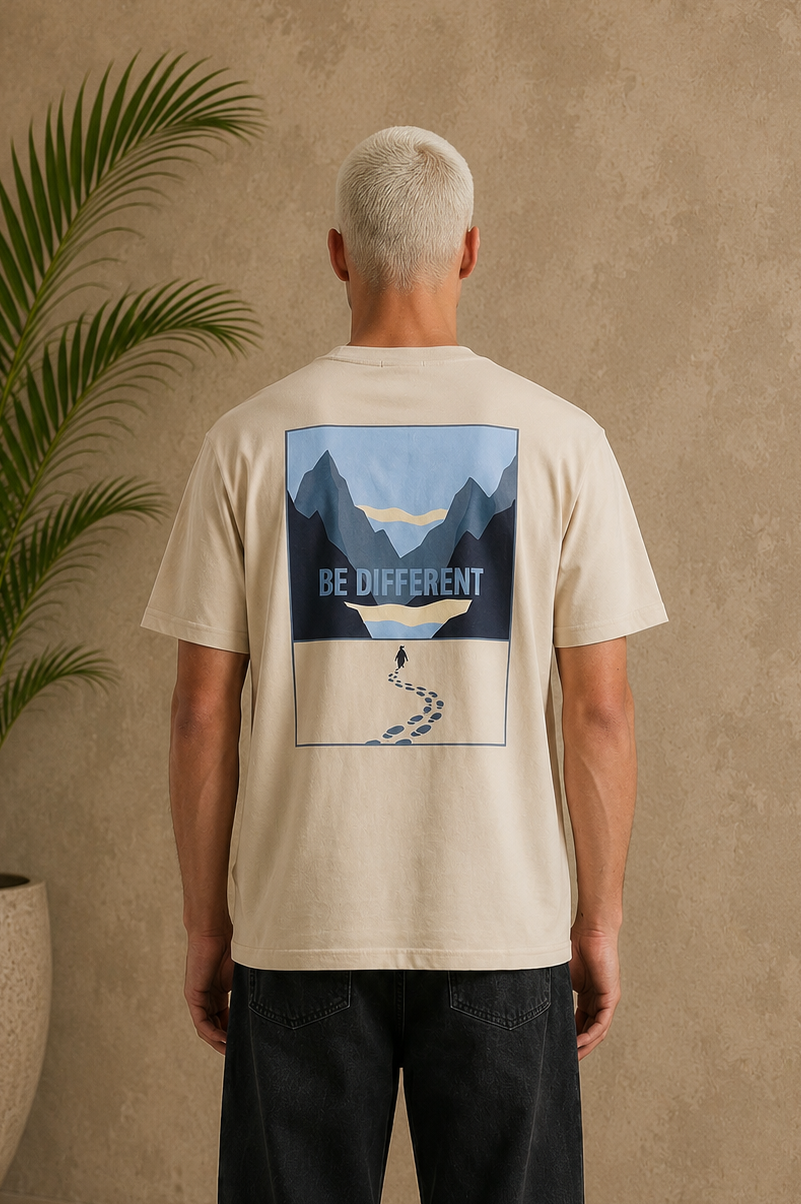 T-Shirt Be Different beige