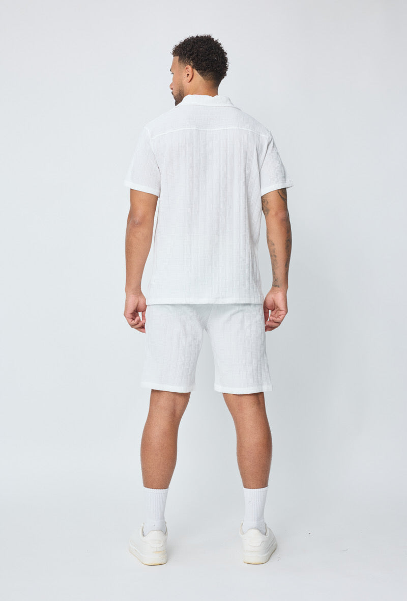 Ensemble Malta short + chemise blanc