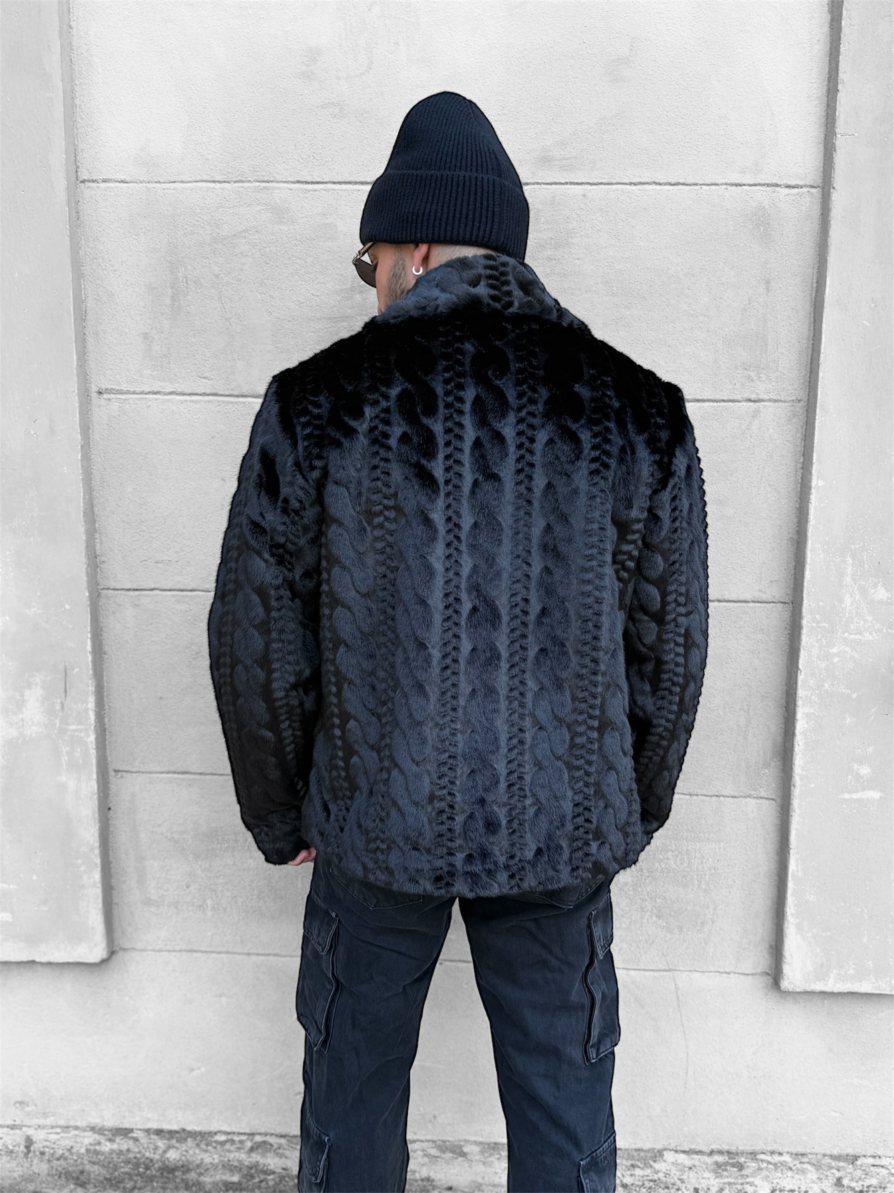 Veste fourrure noir Montréal