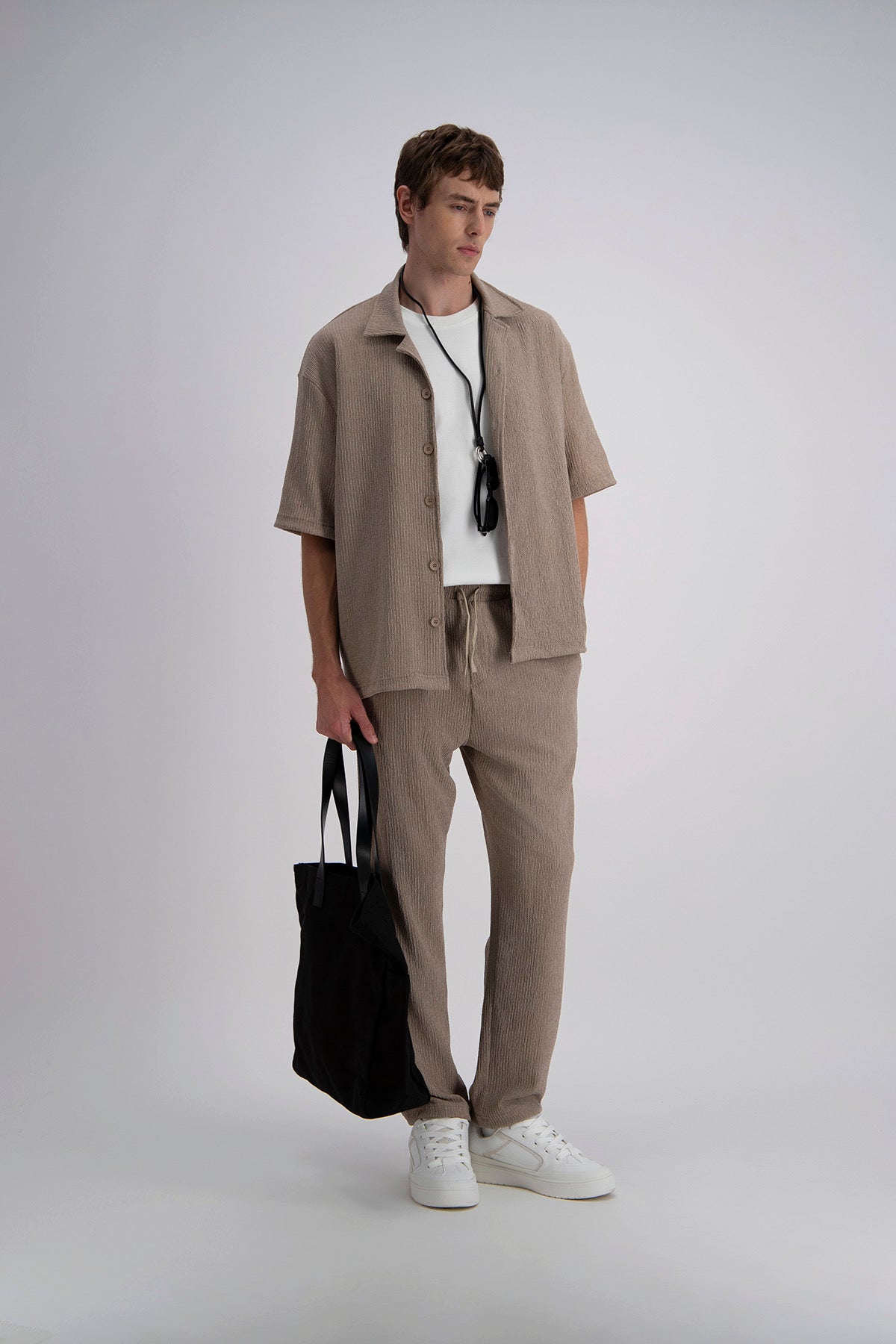 Chemise Pablo marron