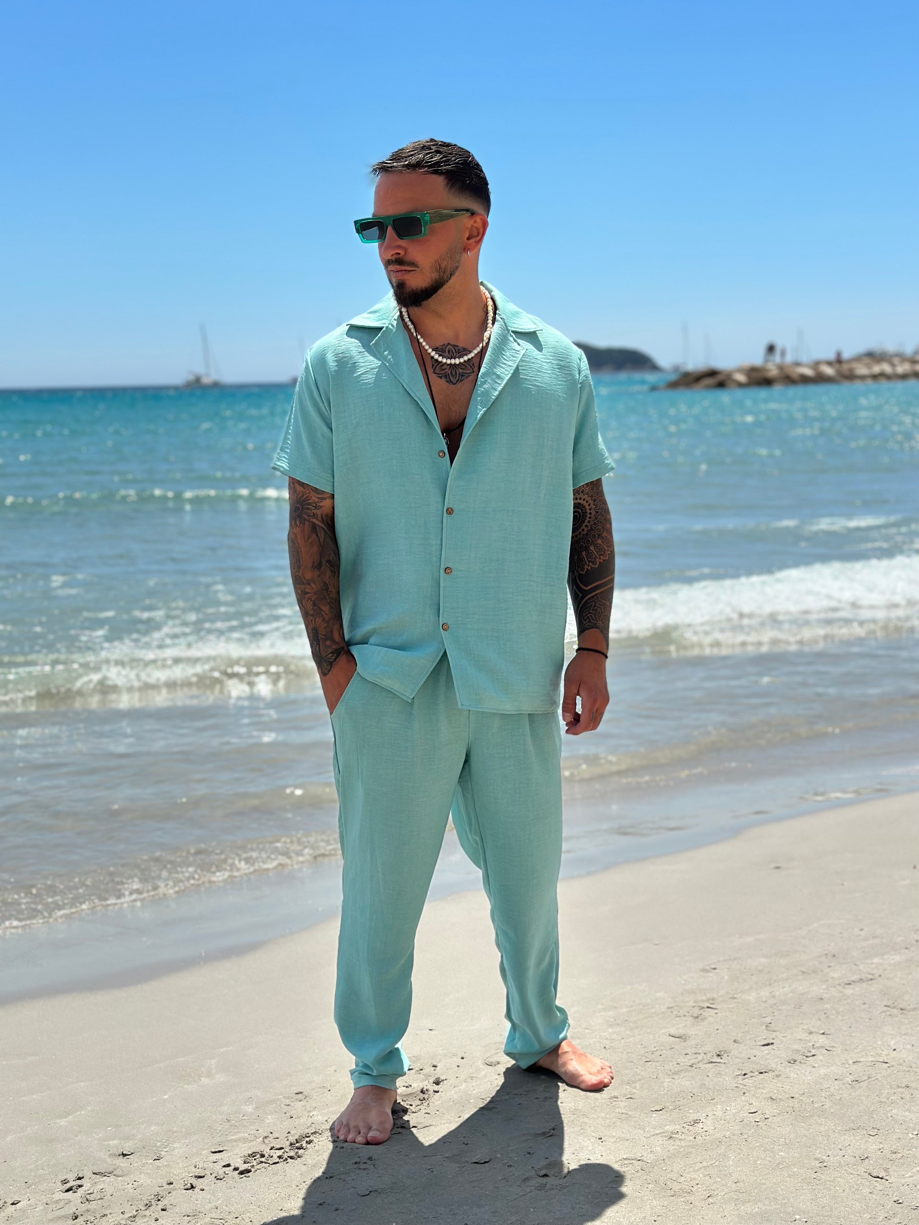 Ensemble Ibiza Lin vert