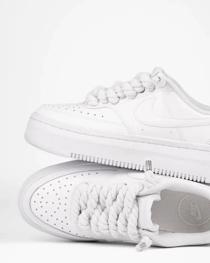 NIKE COURT VISION PLATFORM - ROPE WHITE